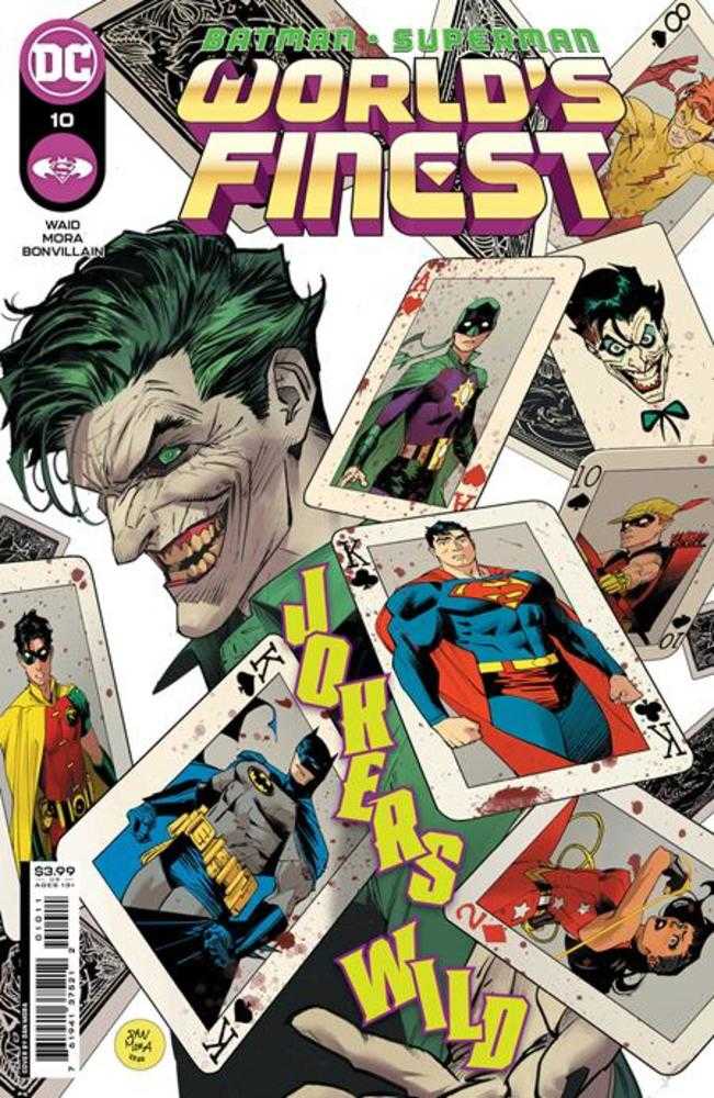 Batman Superman Worlds Finest #10 Comic Book - Cover A by Dan Mora - DC Comics Collectible for Superhero Fans & Comic Book Enthusiasts - Perfect for Display, Gifts & Collecting