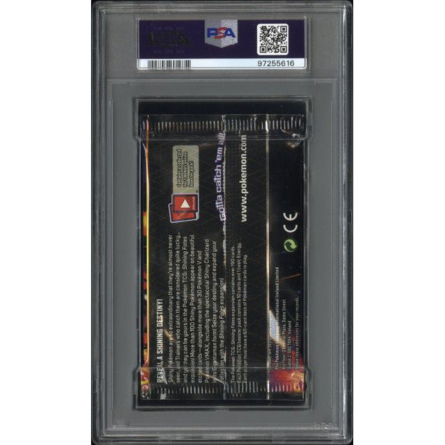 2021 Pokemon International SWSH Shining Fates Shiny Charizard VMAX PSA 10 Gem Mint - Collectible Trading Card for Pokemon Fans & Investors | Perfect for Display, Gaming & Trading