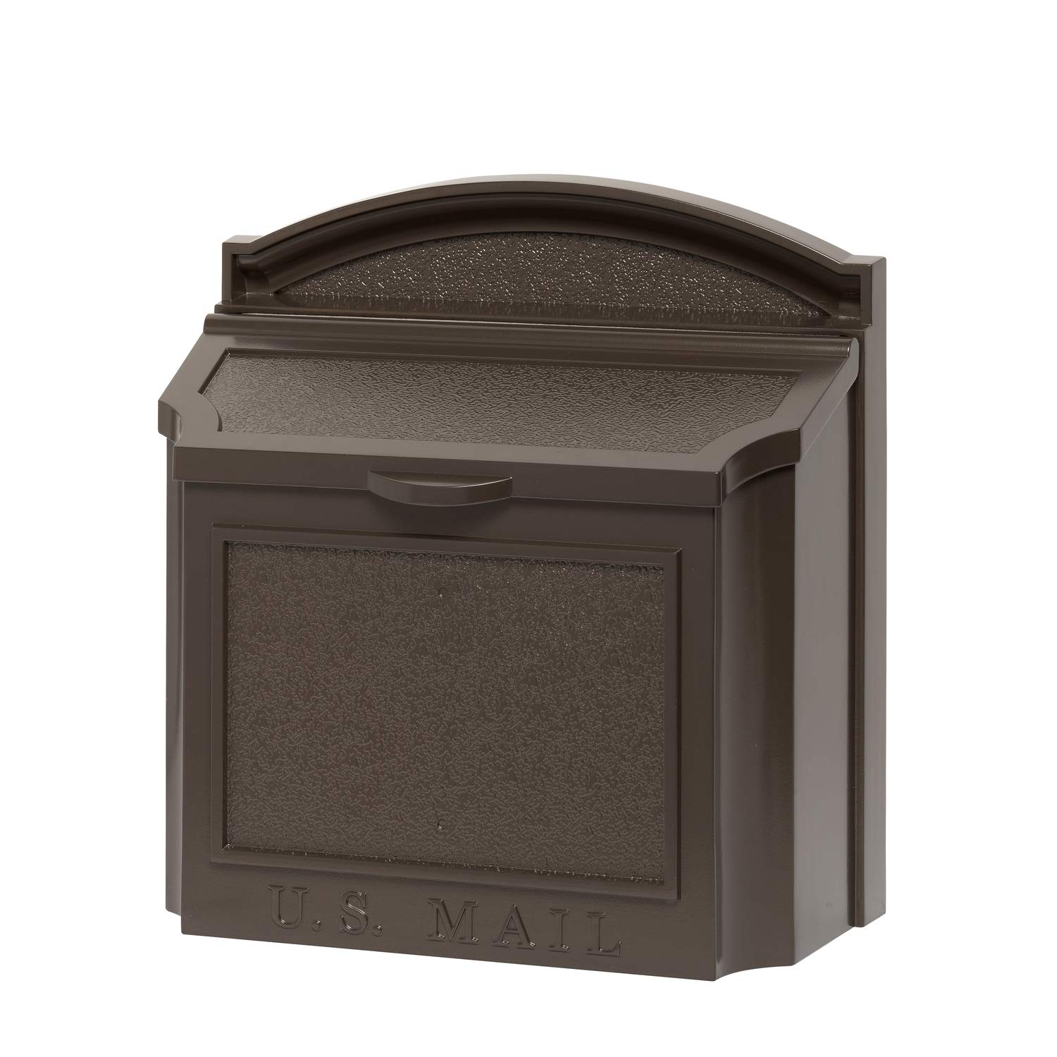 Whitehall Products 16138 Wall Mounted Mailbox in French Bronze - Rust-Resistant Outdoor Mailbox for Home, Office & Apartment Entryway