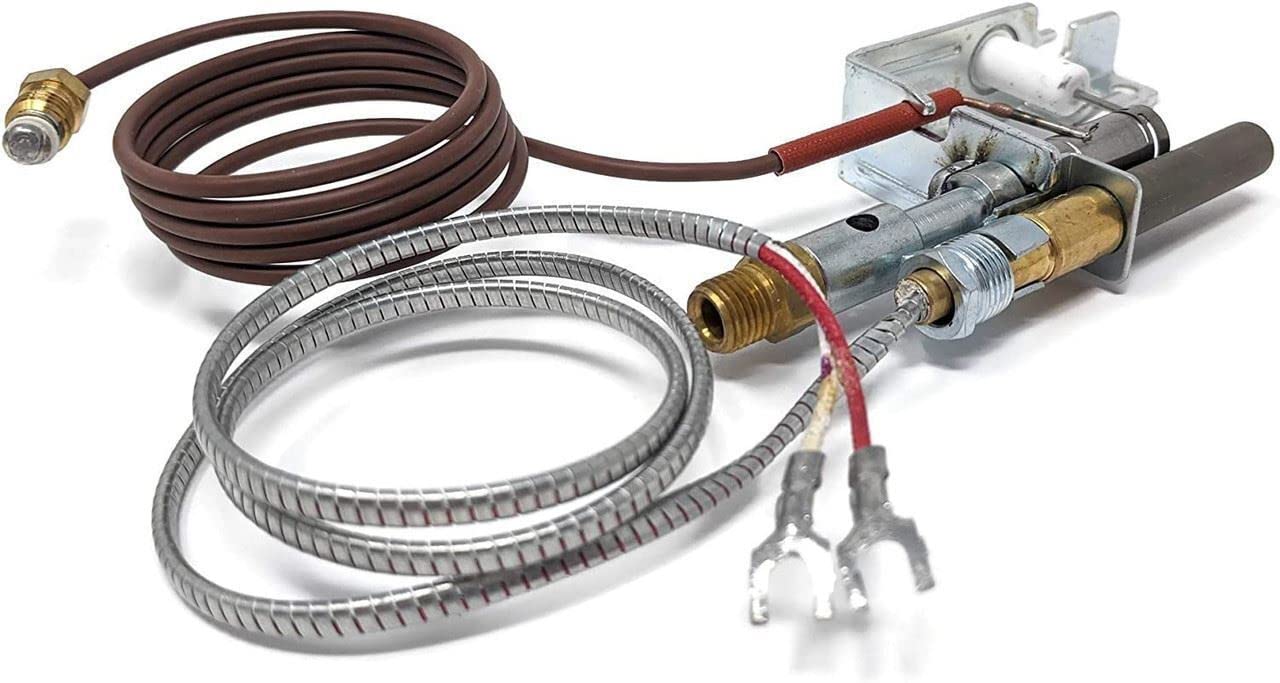 55465 LP ODS Millivolt Gas Fireplace Pilot - Replacement Pilot Assembly for Gas Fireplaces & Heaters - Perfect for Home Heating & Cozy Winter Nights
