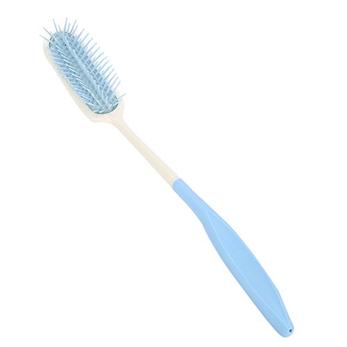 Long Handle Soft Hair Brush & Comb for Elderly & Disabled - Anti-Slip Ergonomic Design for Easy Grip - Perfect for Seniors, Limited Mobility & Home Care Use