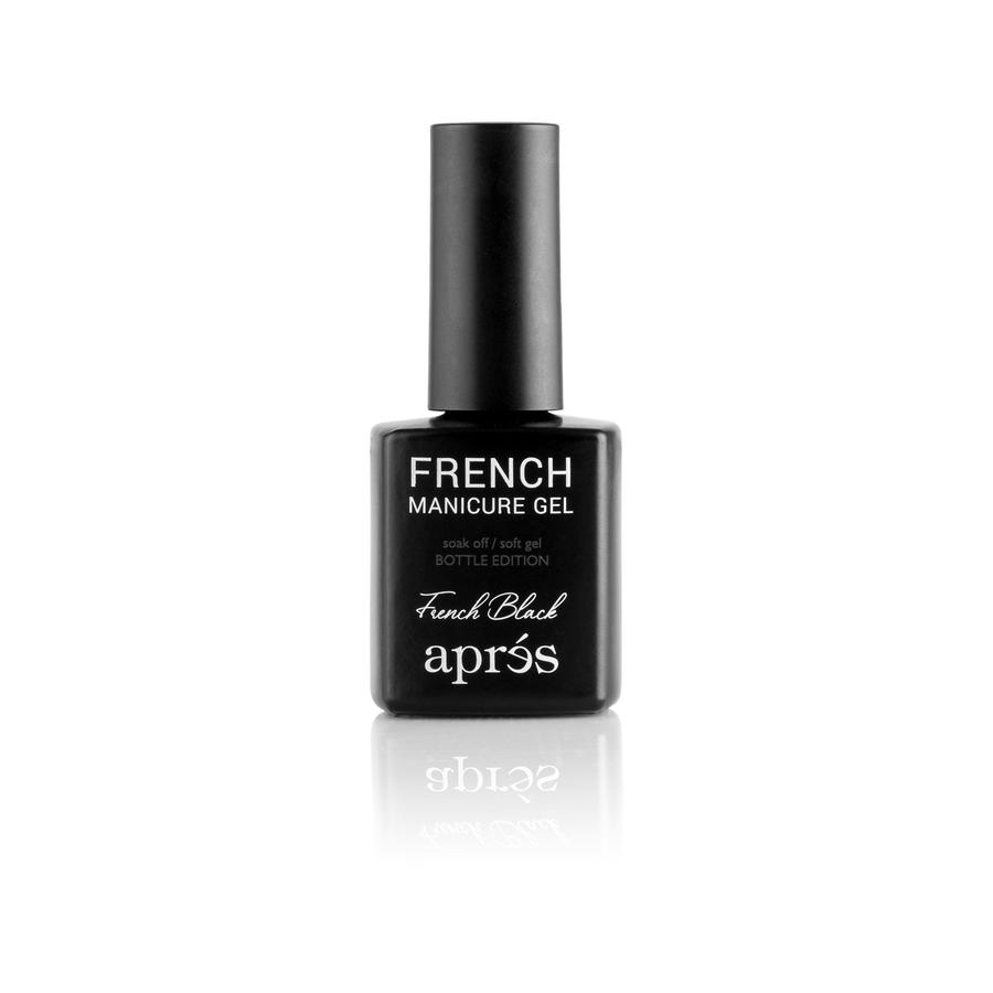 Apres French Manicure Gel - French Black Tips for Salon-Quality Nails | Perfect for Home & Professional Nail Art, Special Occasions & Everyday Wear