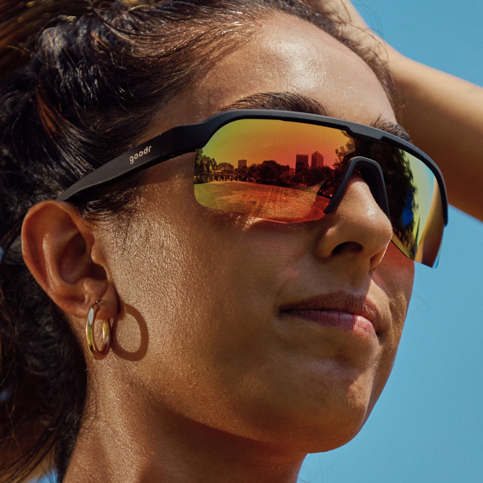 Goodr Victory Dance Sunglasses - Polarized Sports & Running Shades for Men & Women - Lightweight, UV Protection, Non-Slip Fit - Perfect for Running, Cycling, Hiking & Outdoor Activities