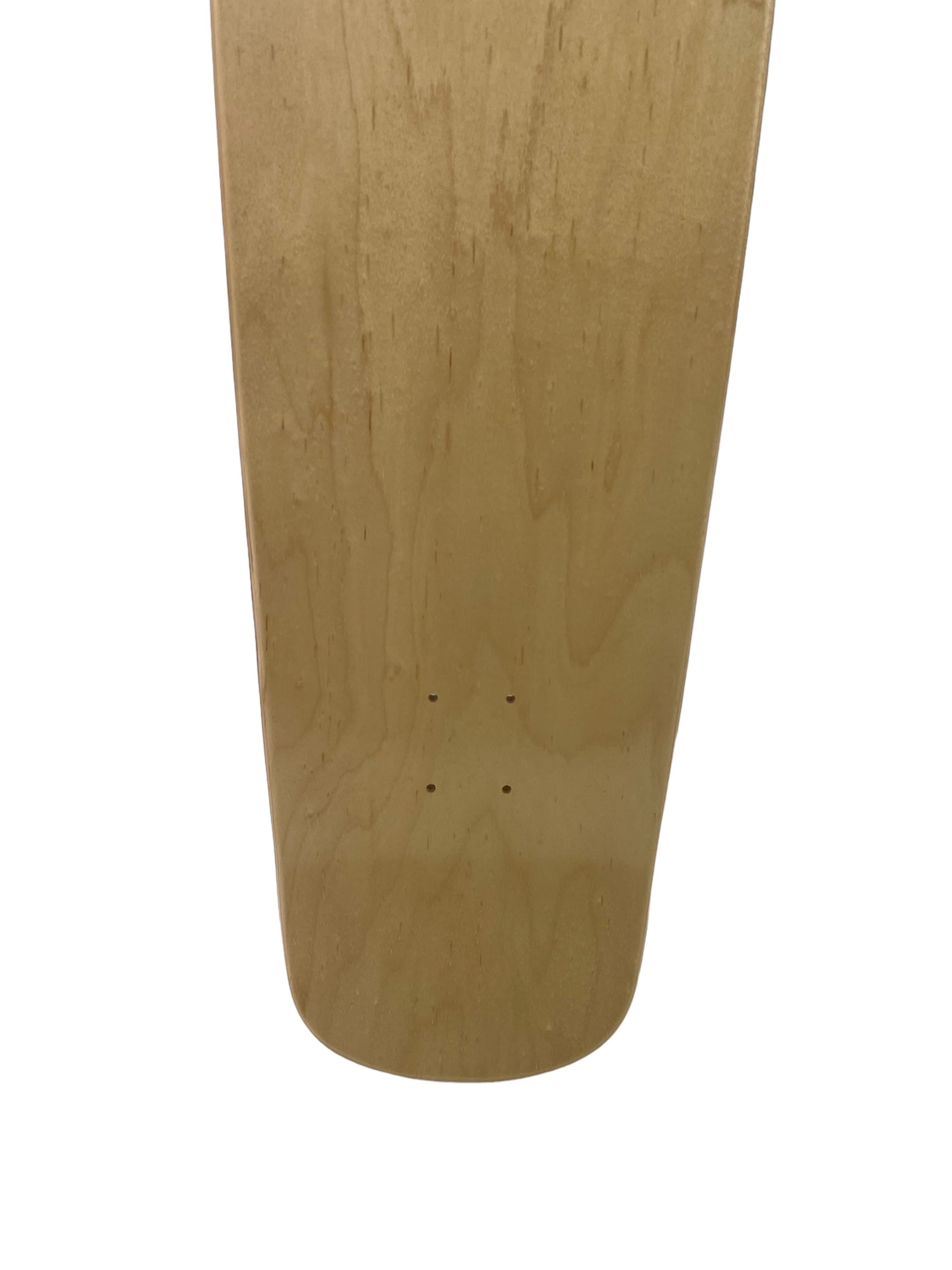 G SHOVEL Pool Shape Hardrock Skateboard Blank Deck - Natural Maple Wood 9.0