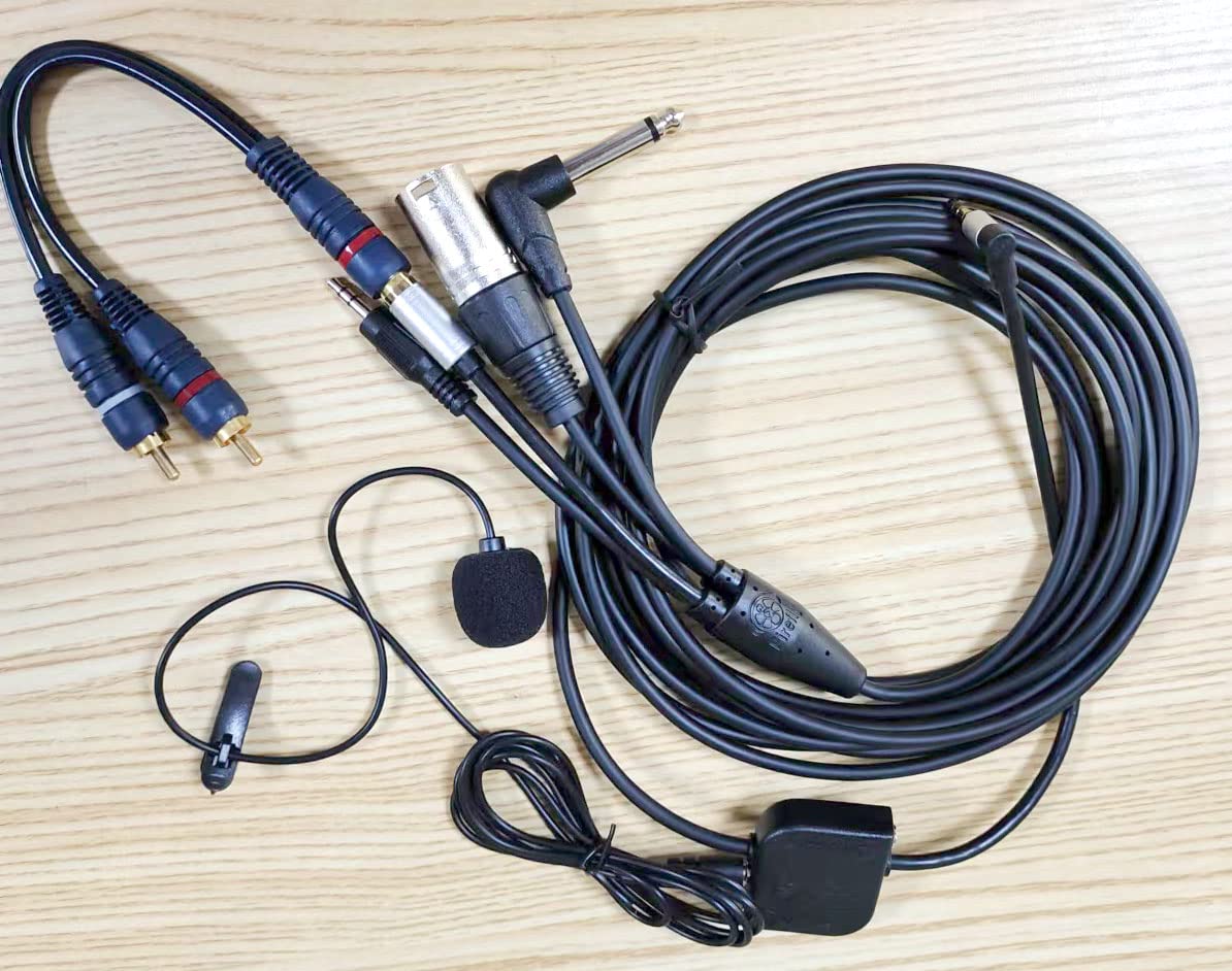 Genius Audio Splitter Cable with Mic - 3.5mm Universal Analog Output for Smartphones, Tablets & Laptops | Perfect for Gaming, Online Classes & Conference Calls