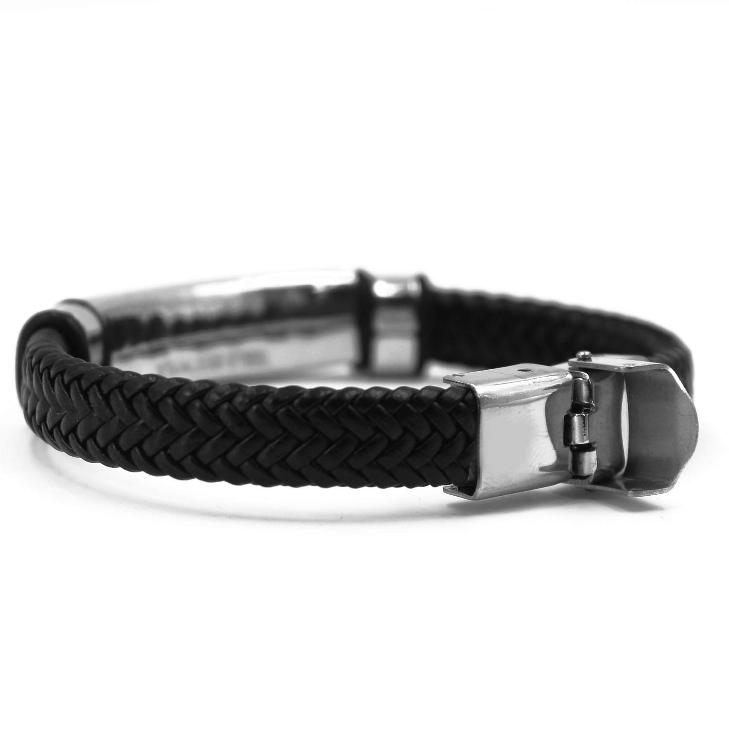 Personalized JEREMY Name Bracelet for Men - Double Leather Braided Engraved Bracelet with Gift Box - Perfect for Gifts, Anniversaries & Everyday Wear
