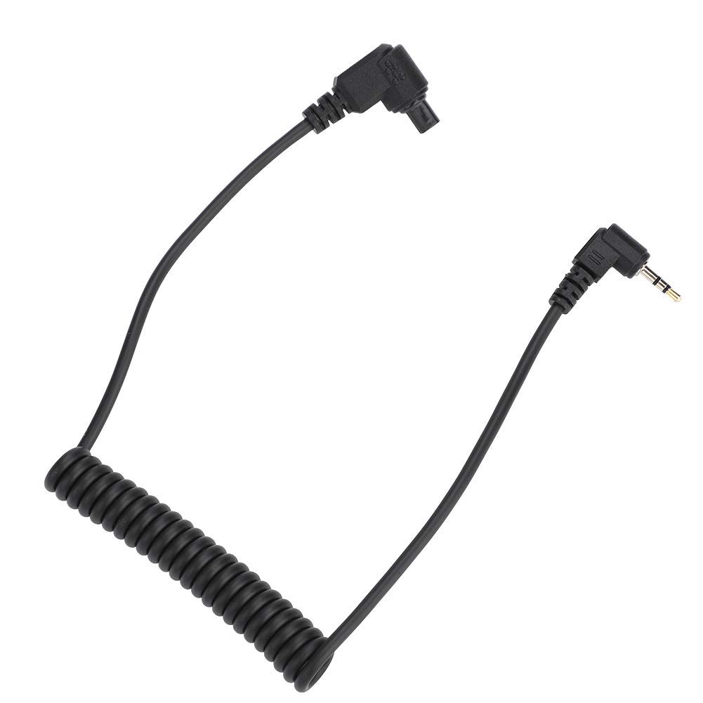 Gerioie 2.5mm-C3 Camera Shutter Cable for Canon 7D 6D DSLR Cameras - Remote Control for Photography, Videography & Time-Lapse Shooting