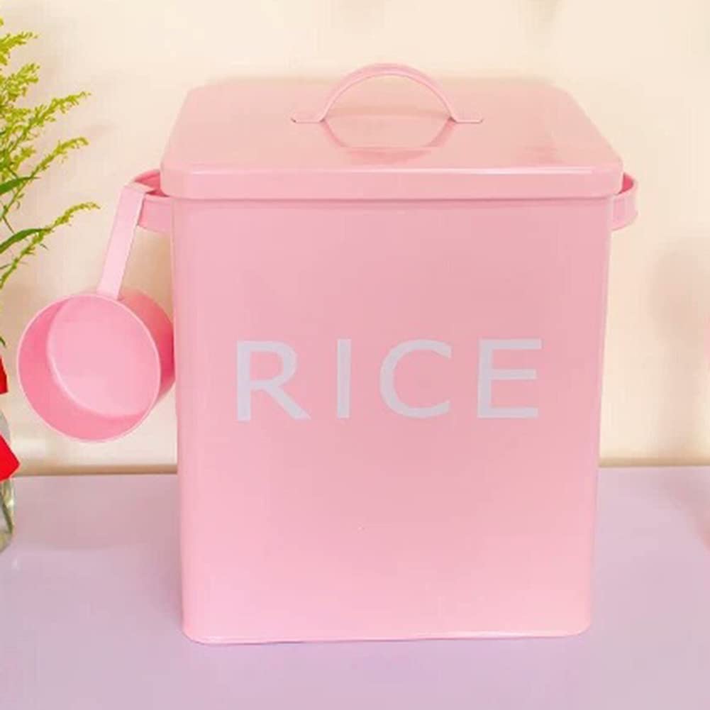 Nlight Metal Laundry Powder Storage Tin with Lid and Scoop - Airtight Kitchen & Utility Canister for Washing Powder Tablets & Detergents | Perfect for Home, Laundry Room & Camping Use