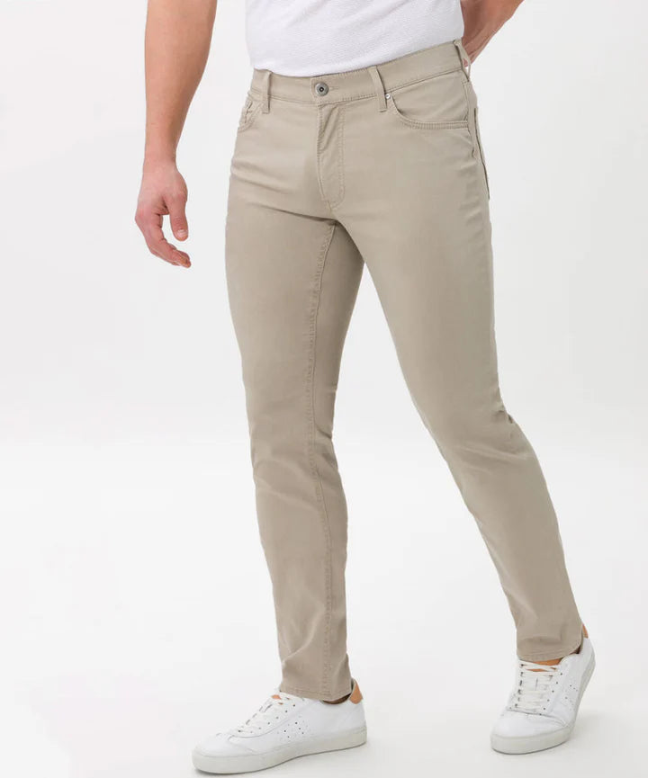 BRAX Chuck Hi-Flex 5 Pocket Pants - Durable Stretch Work Pants for Men - Comfortable & Flexible for Work, Outdoor Activities, and Casual Wear