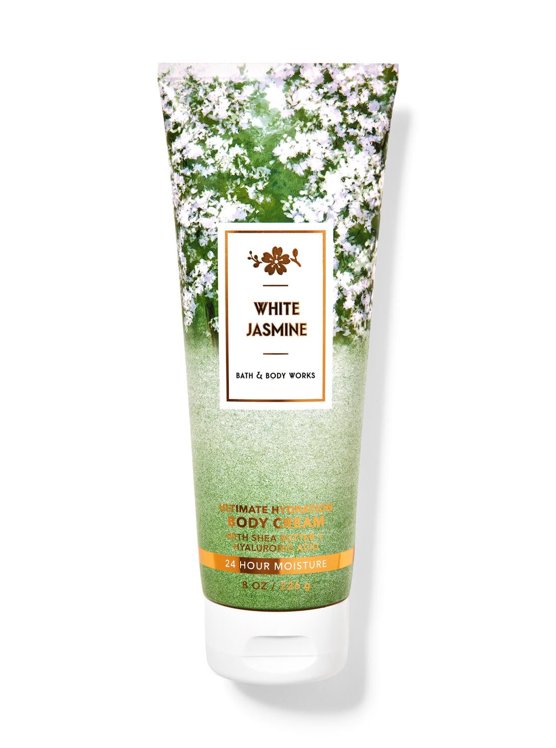 Bath & Body Works Ultimate Hydration Body Cream Gift Set for Women - 8 Fl Oz White Jasmine Scent - Perfect for Spa Nights, Self-Care Gifts & Moisturizing Dry Skin