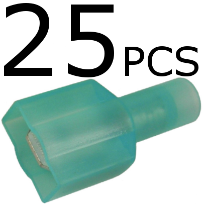 PM V1864PT Nylon Fully Insulated Male Quick Disconnect Terminal .250