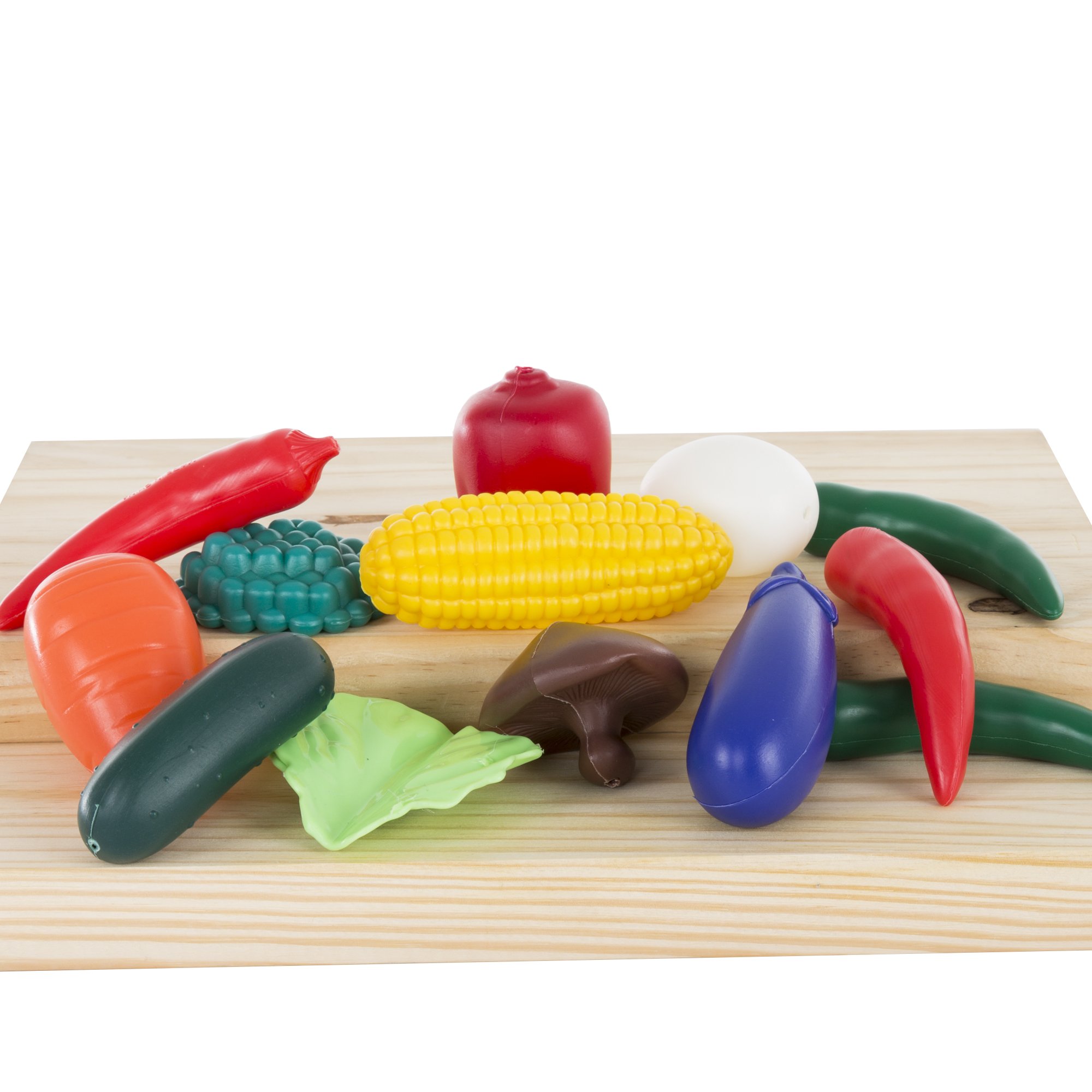 Hey! Play! Pretend Play Assorted Food Set - 24-Piece Fresh, Boxed & Canned Toy Food for Kids | Perfect for Grocery Store Role Play, Kitchen Dramatic Play & Preschool Learning