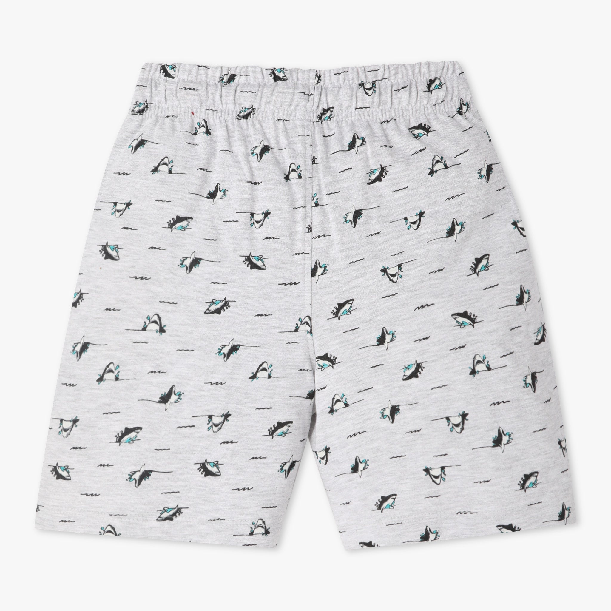 Boys Crew Neck T-Shirt and Shorts All Over Printed Sleepwear Set - Soft Cotton Pajama Set for Kids - Perfect for Bedtime, Lounging & Sleepovers