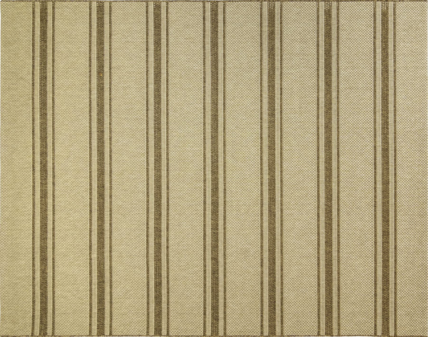 Gertmenian 22155 Luxury Outdoor Patio Rug 8x10 - Striped Chestnut Tan Barnwell Porch Carpet for Deck, Poolside & Garden Decor | Weather-Resistant & Durable