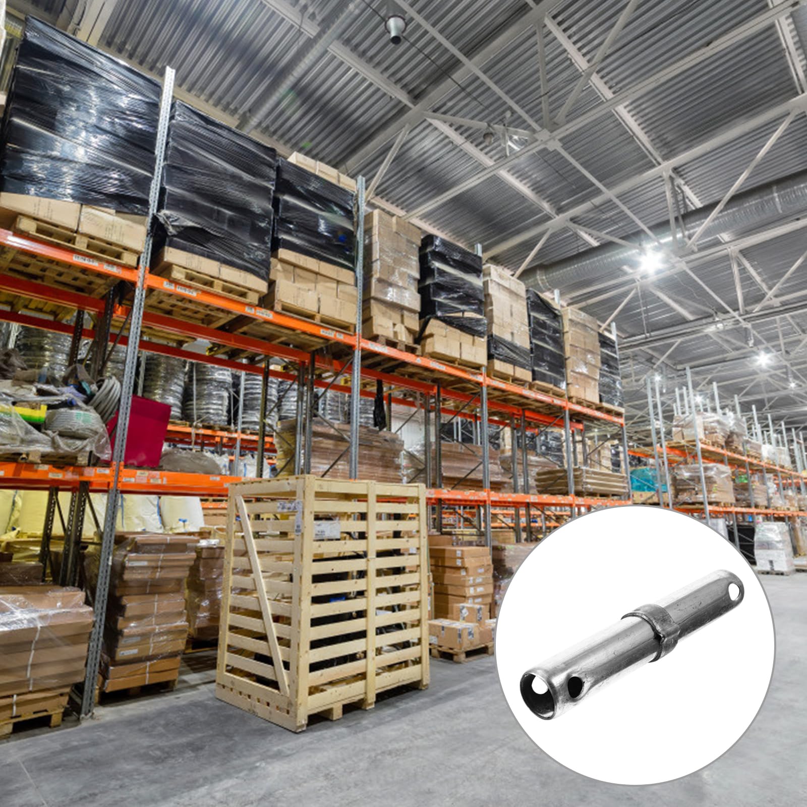 8PCS Professional Scaffolding Hinge Pins - Heavy Duty Coupling Pins for Secure Scaffolding Connections - Ideal for Construction, Renovation and DIY Projects