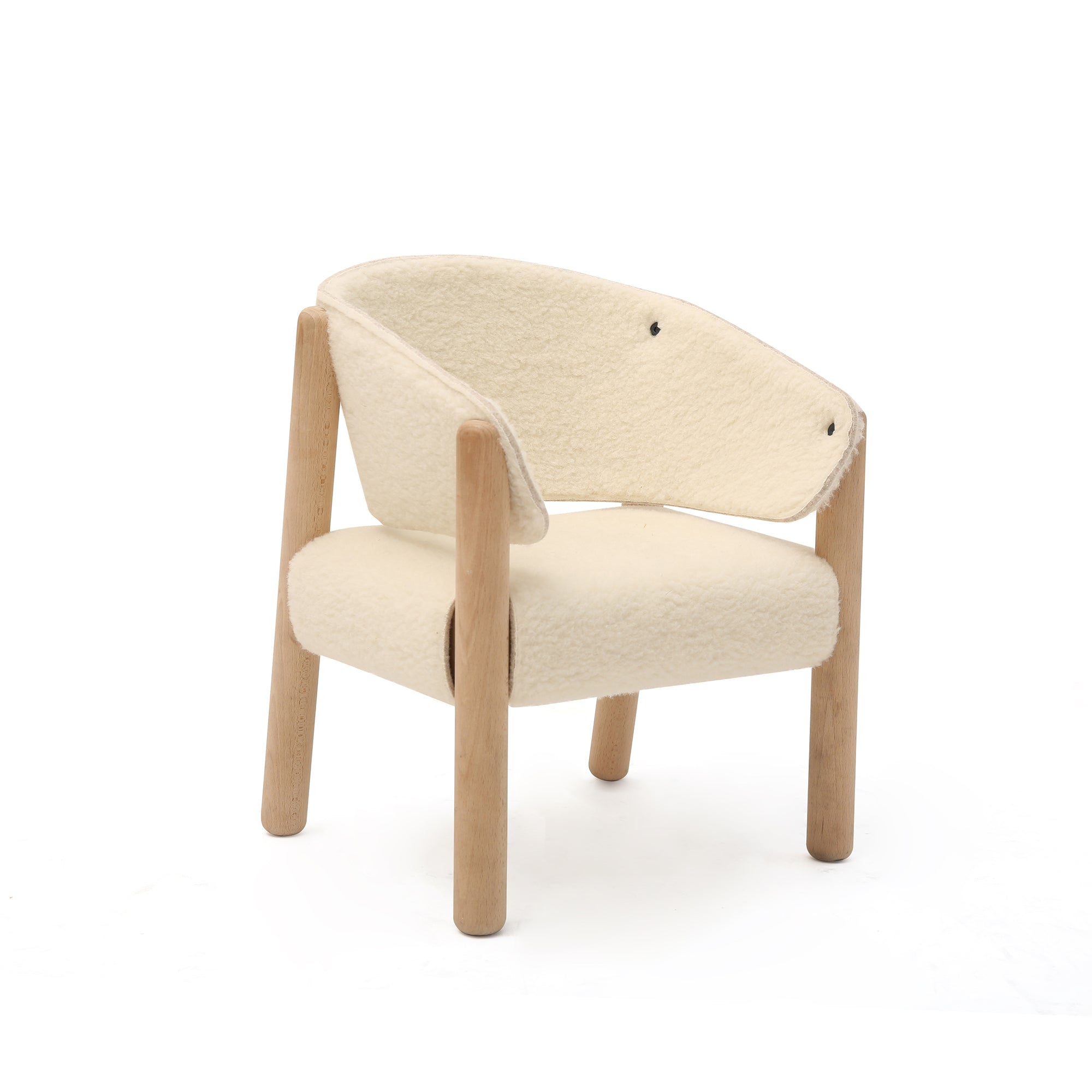 Charlie Crane SABA Chair - Modern Wooden High Chair for Babies & Toddlers - Adjustable & Ergonomic Design for Safe & Comfortable Feeding - Perfect for Home, Kitchen, and Restaurant Use