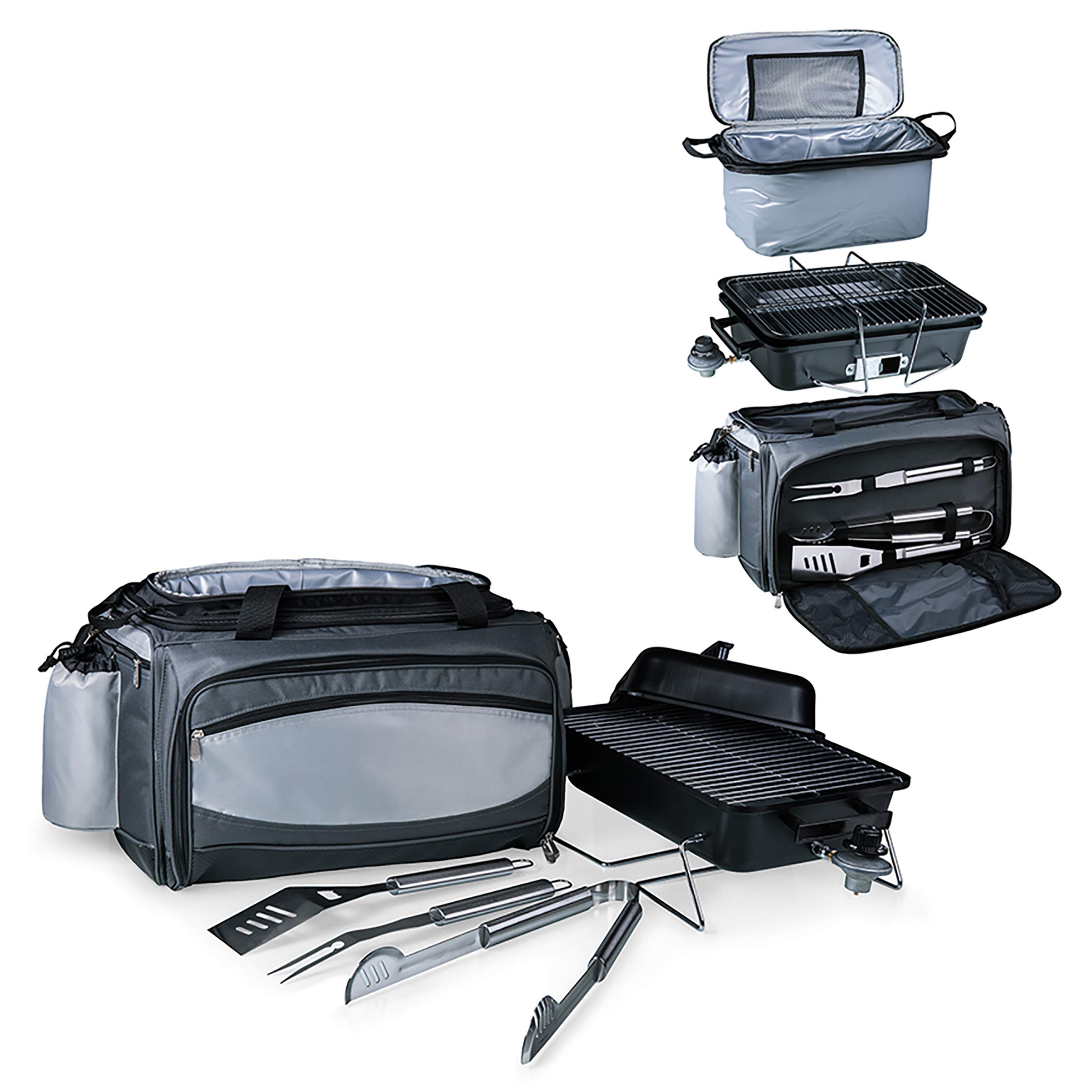 Vulcan All-in-One Portable Cooler and BBQ Grill Combo for Outdoor Tailgating, Camping, and Picnics