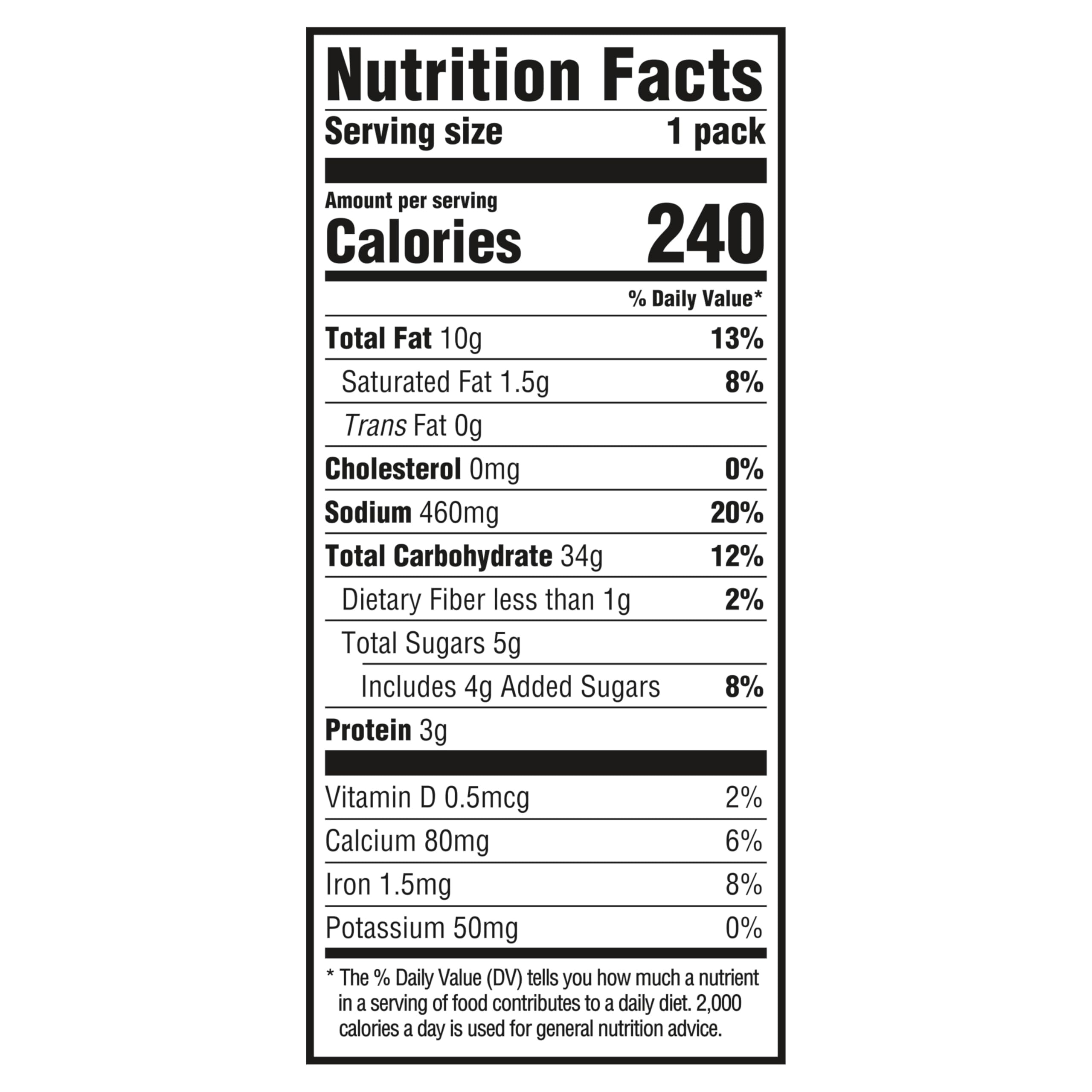 RITZ Toasted Chips Sour Cream and Onion Crackers - 60 Individually Wrapped Snack Packs | Bulk Lunch Snacks for School, Office & On-the-Go | Perfect for Parties, Travel & Healthy Snacking