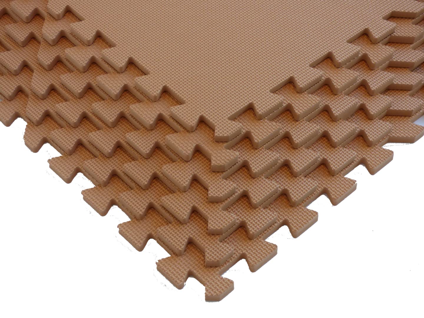 Square Brands Interlocking Gym Floor Tiles - 3/8
