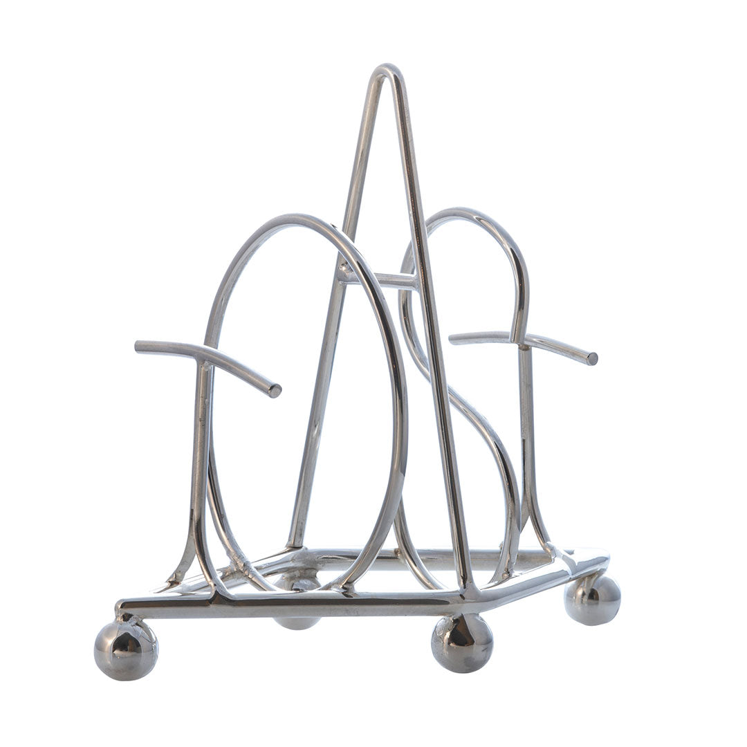 Vintage English Silver Plated Toast Rack - Elegant TOAST Holder for Breakfast Table - Perfect for Tea Parties, Brunch & Dining Room Decor