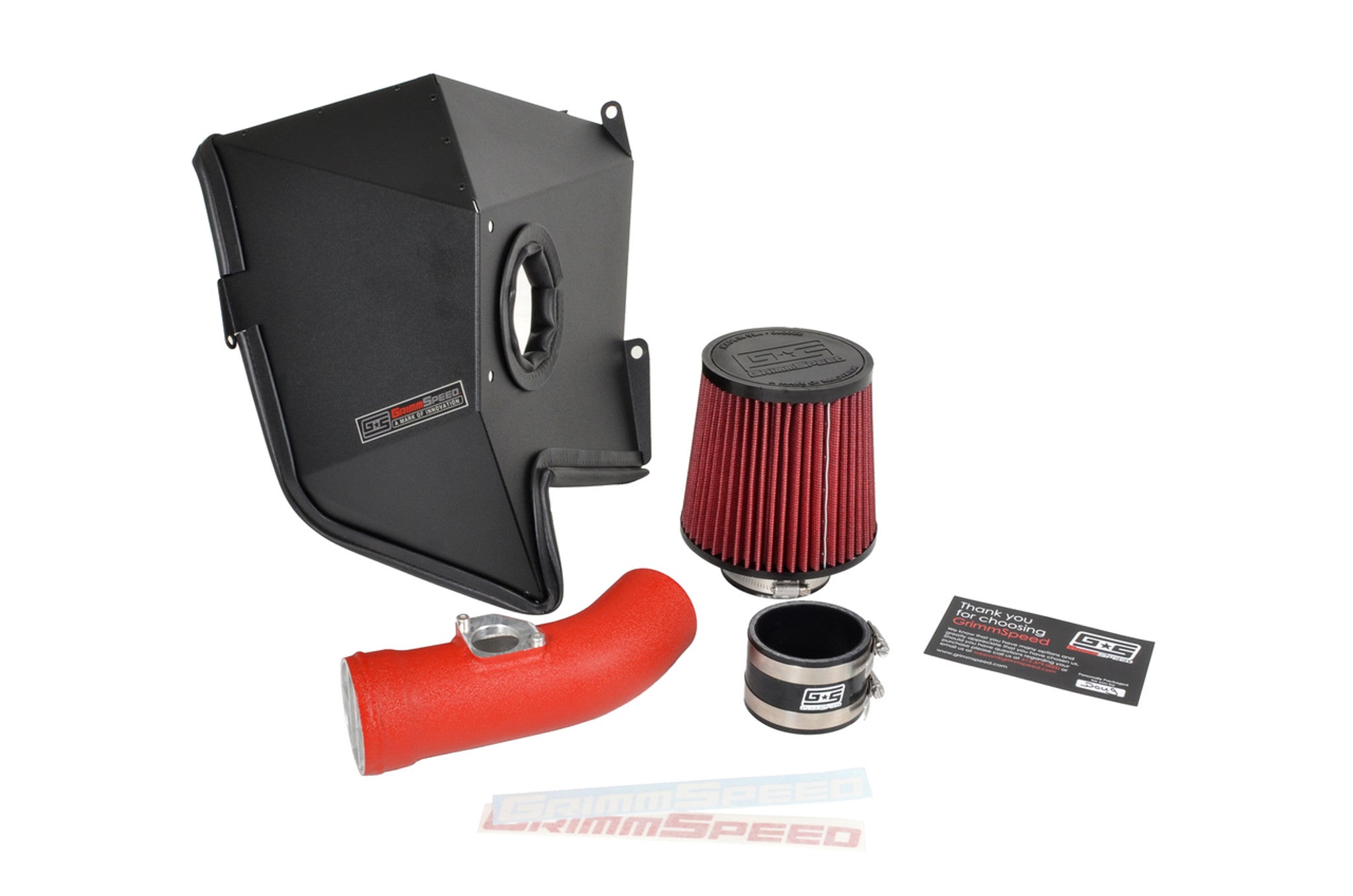 Grimmspeed High Performance Cold Air Intake System for 2002-2007 Subaru WRX/STI & 2004-2008 Forester XT - Improve Engine Power & Fuel Efficiency for Street & Track Racing