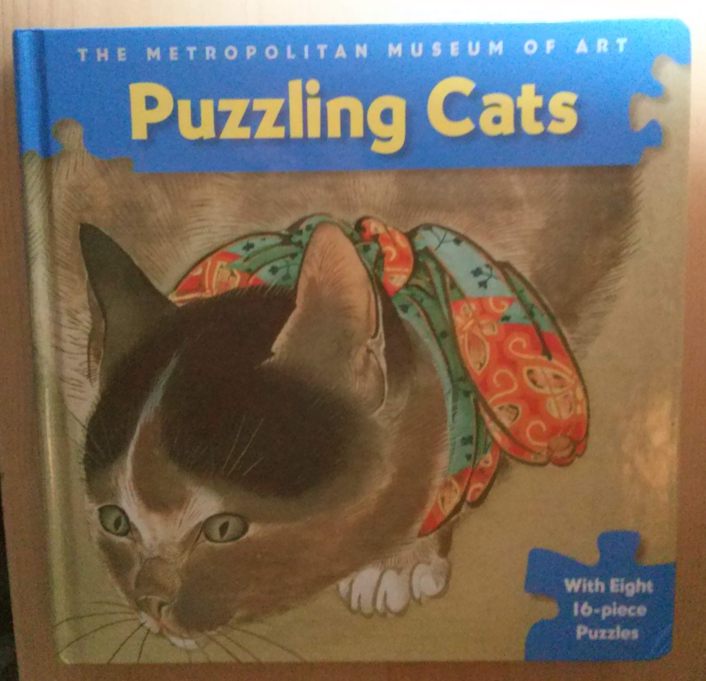 Puzzling Cats: 8 Fun 16-Piece Jigsaw Puzzles for Kids & Adults - Perfect for Family Game Night & Educational Play