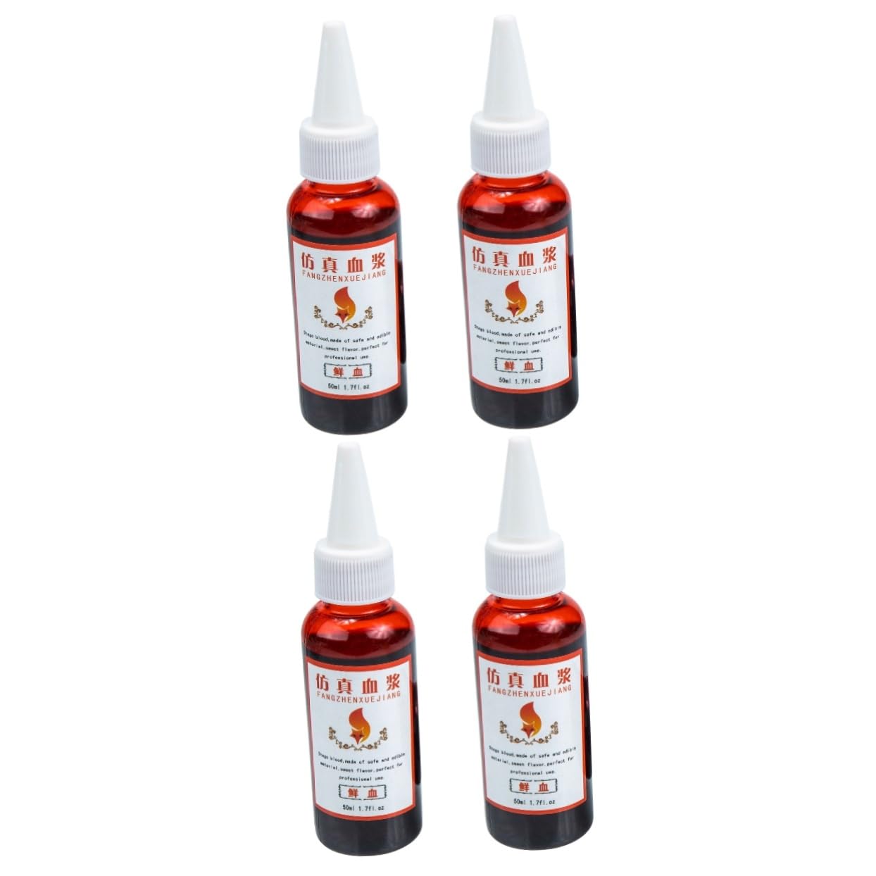 2Pcs Fake Blood for Halloween Cosplay & Makeup - Scary Costume Accessories