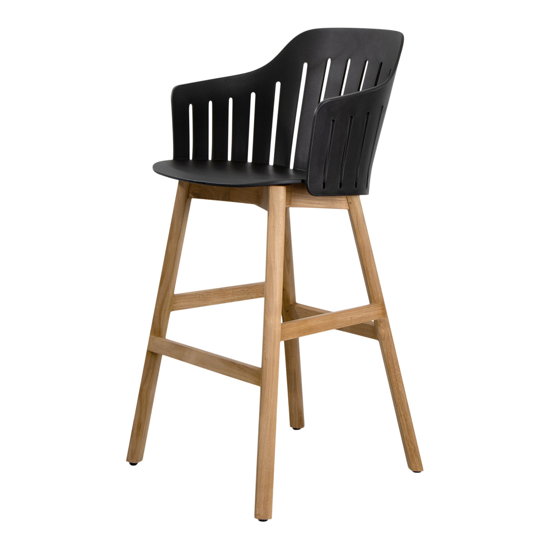 Premium Choice Counter Chair with Wood Base - Includes Back & Seat Cushion - Perfect for Kitchen Islands, Breakfast Bars & Home Dining Areas
