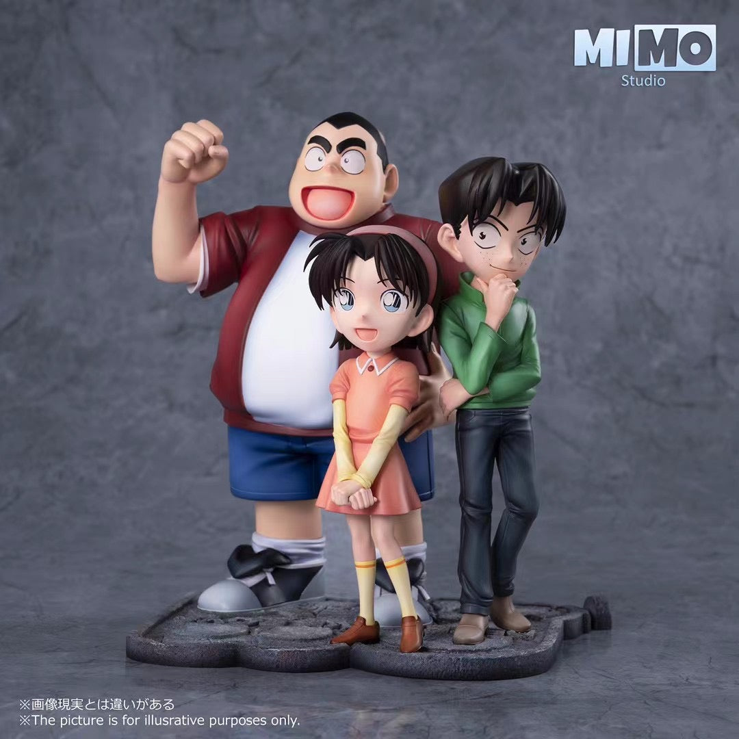 Detective Conan Anime Figures - Mimo Studio Amy Yeager, Mitch Tennyson, Kojima Genta | Conan Edogawa Friends Collection for Anime Fans & Collectors - Perfect for Display, Gifts, and Anime Decor