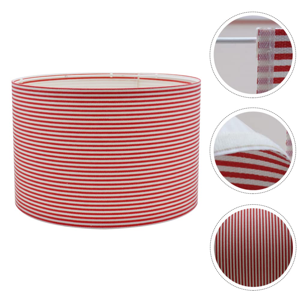 Table Lamp Shade Cover - Chandelier Fabric Clip-On Light Shade, Square Drum Lampshade for Bulbs & Candles | Perfect for Office, Home & Wall Lighting Decor