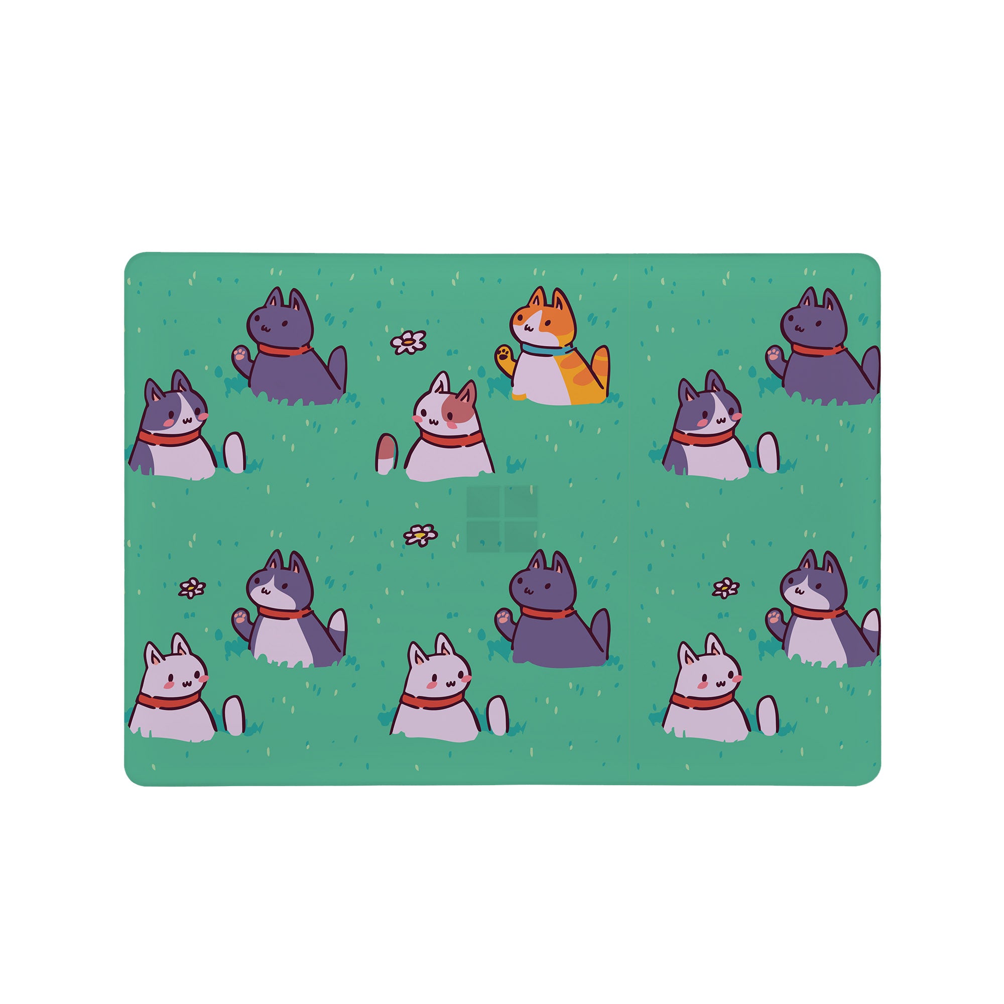 Stylish Surface Laptop Case with Adorable Sushi Cats Design - Perfect for Work, School & Travel Protection