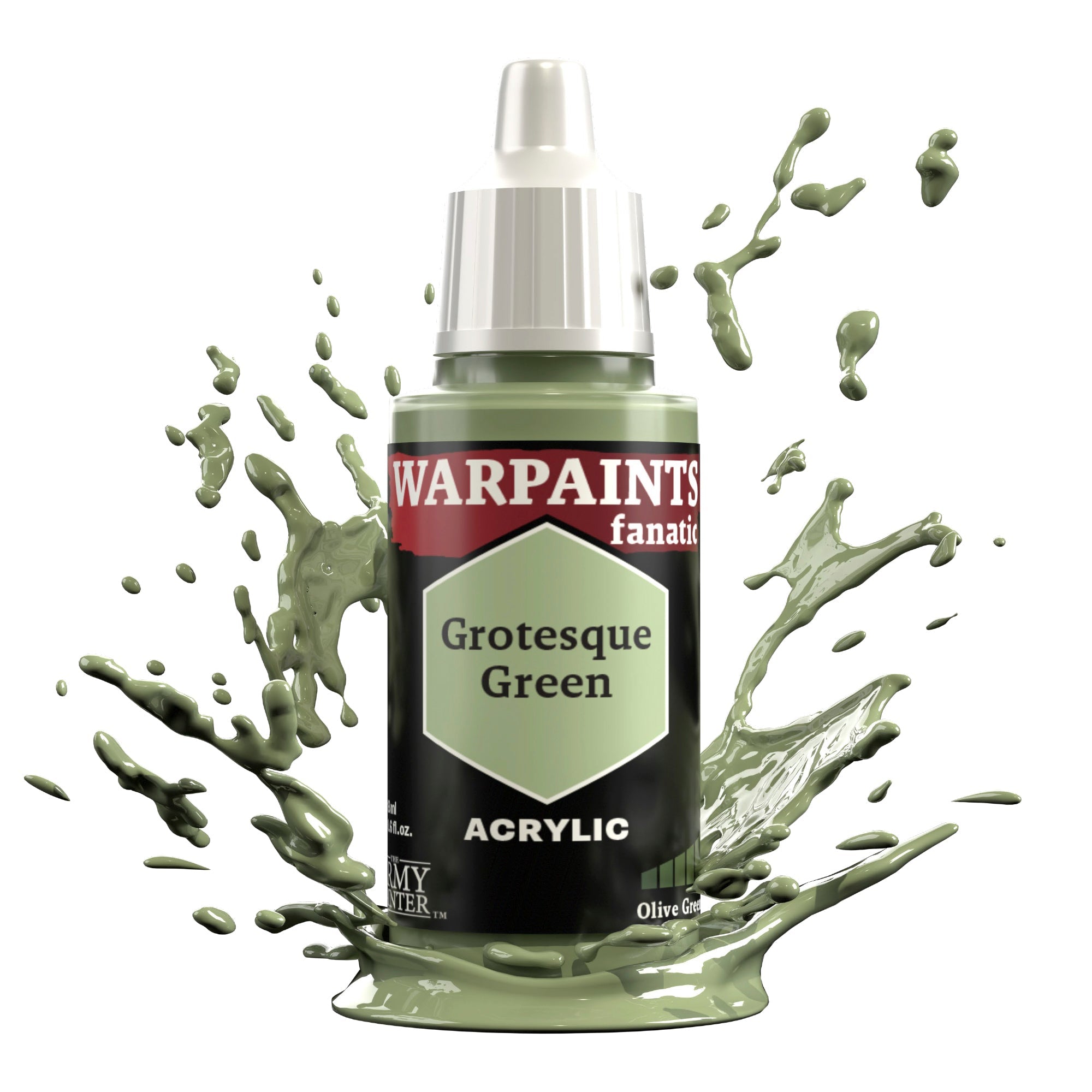 Warpaints Fanatic: Grotesque Green Face Paint - High-Quality Halloween & Cosplay Makeup for Horror & Fantasy Costumes