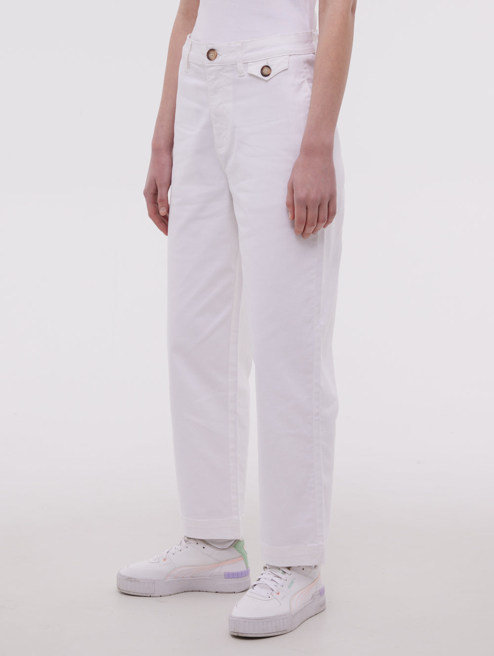 Jara Straight Leg Pants for Women - High Waist Comfortable Office Work Pants - Perfect for Business Casual, Workwear & Everyday Outfits