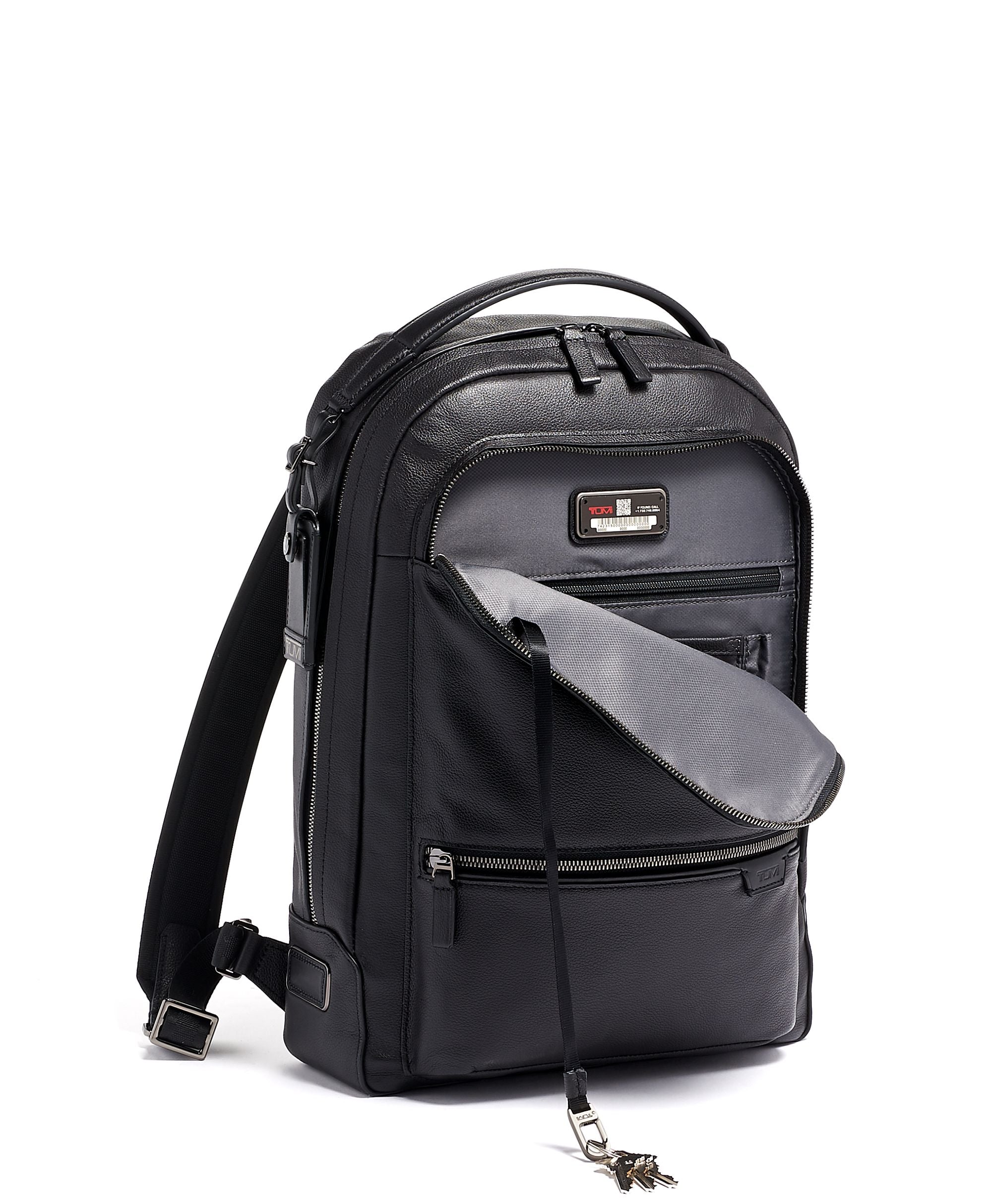 Tumi Harrison Bradner Leather Backpack - Premium Business & Travel Laptop Backpack for Men & Women - Perfect for Office, Commute & Airplane Carry-On
