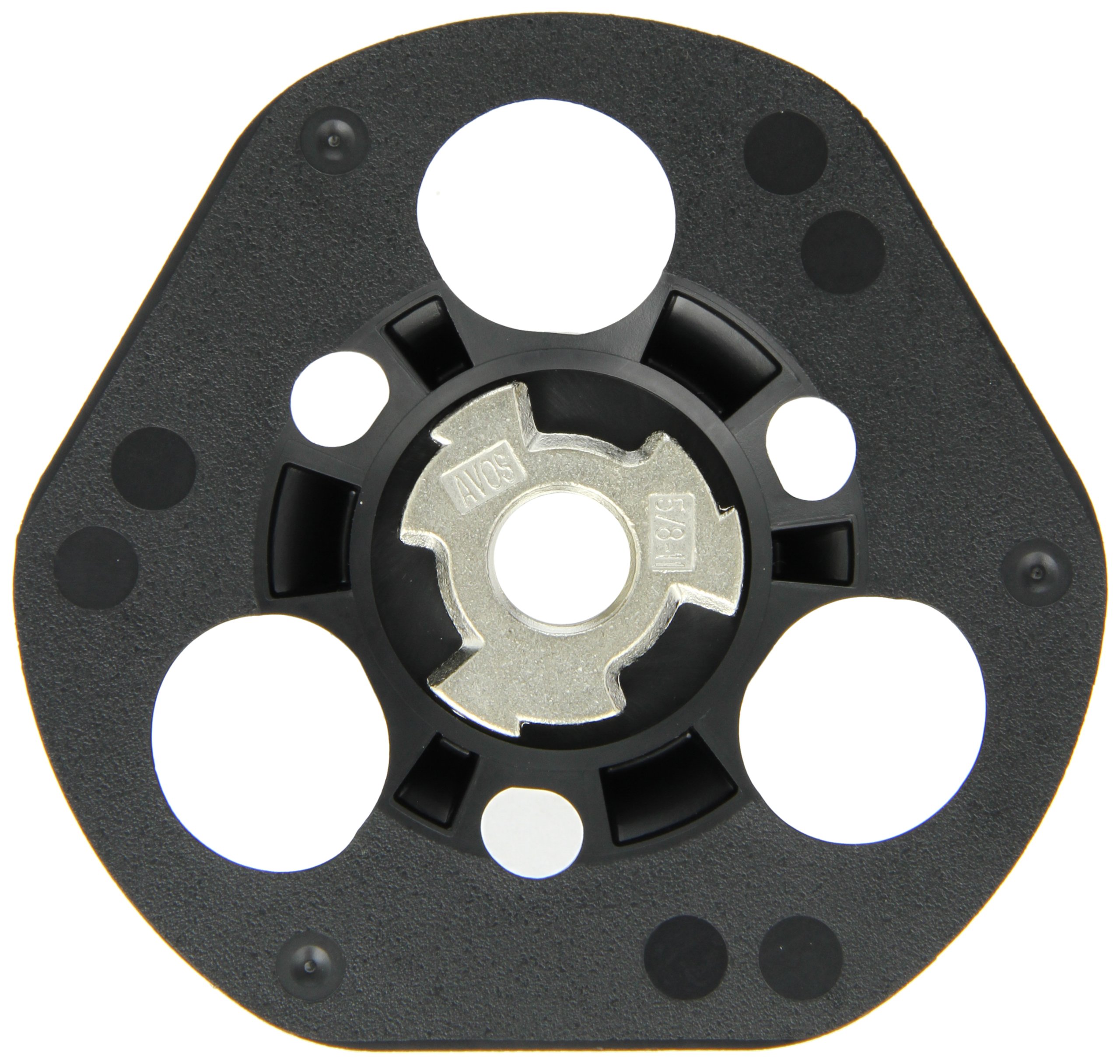 Norton AVOS Edger Speed-Lok Backup Pad 4.5 Inch - 5/8-11 Arbor for Angle Grinder - 13000 RPM - Pack of 5 - Perfect for Metal Grinding, Wood Sanding & Surface Preparation