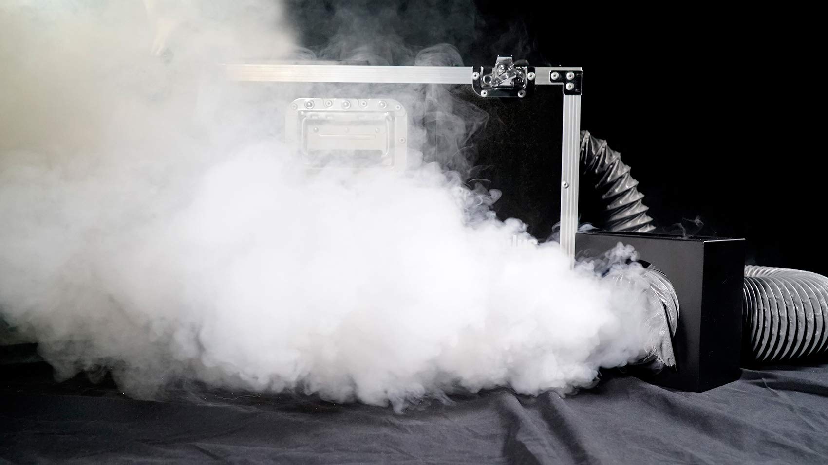 Professional DJ CUMULUS Fog Machine with DMX Control & 2 Wireless White Wash Lights - Perfect for Stage Shows, Concerts, and Nightclub Events