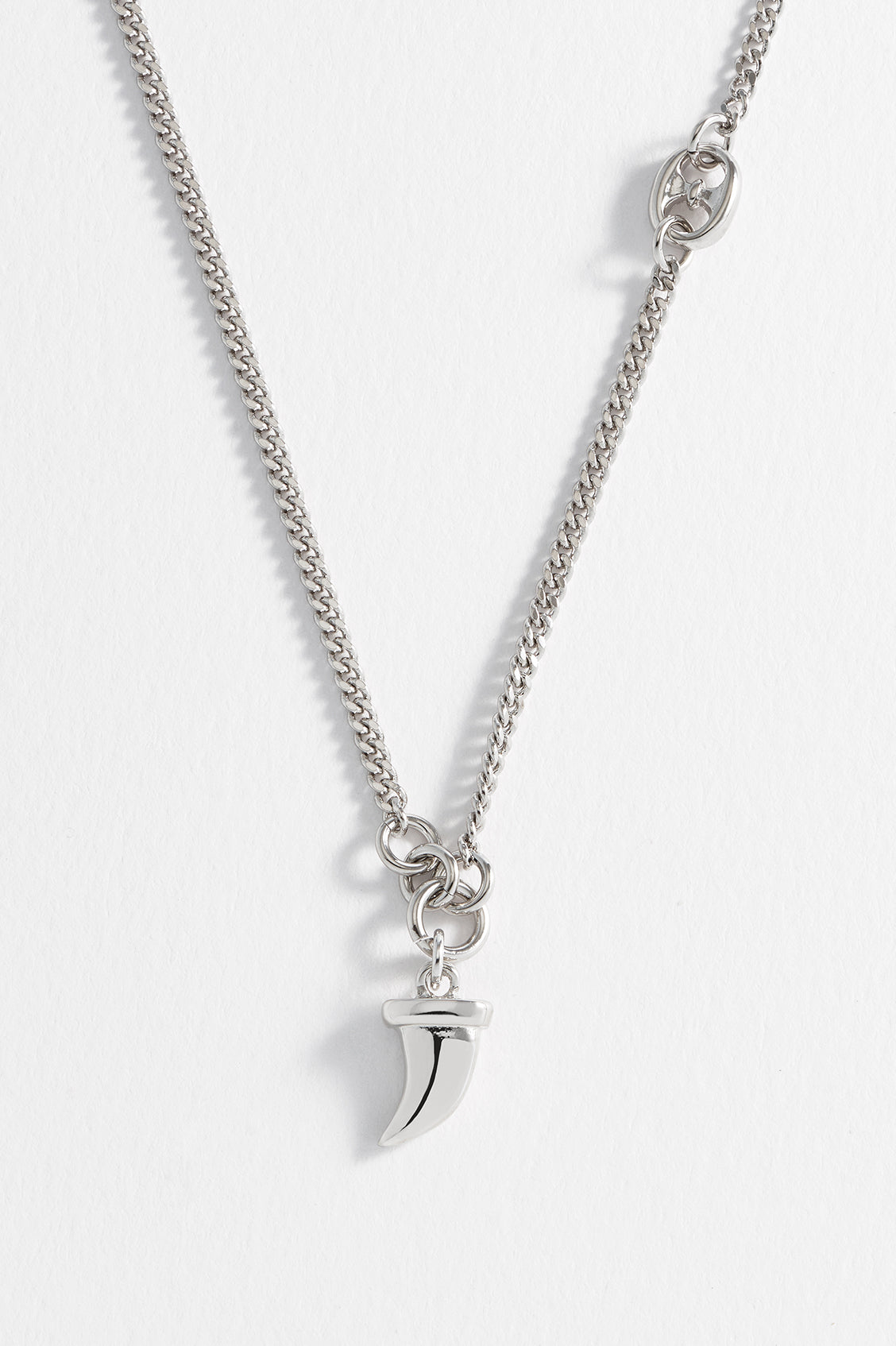 Men's Tooth Pendant Necklace - Stainless Steel Viking Jewelry for Men - Perfect for Gifts, Costume Parties & Viking Themed Events