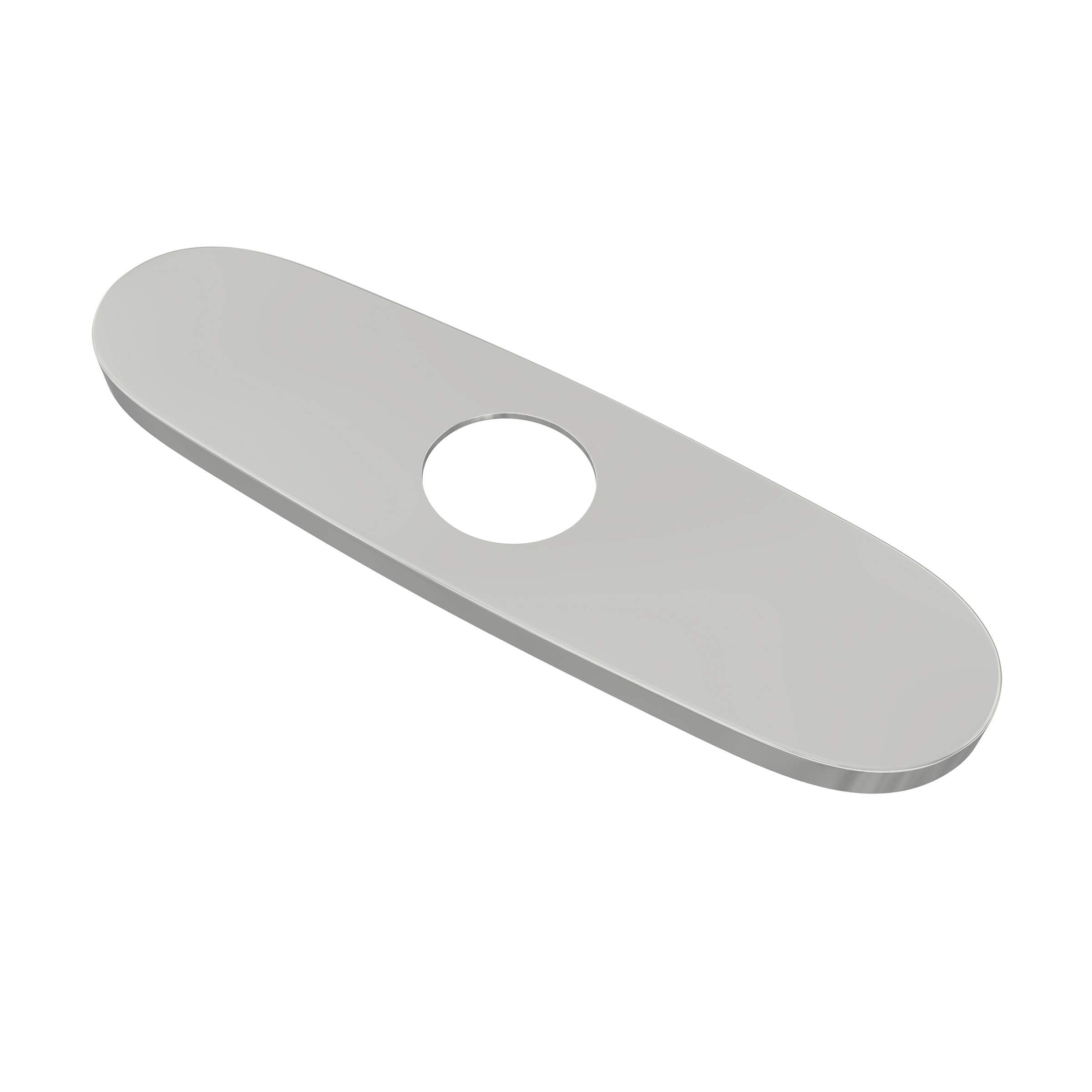 Stainless Steel Kitchen Faucet Deck Plate - Chrome Finish for Sink Mounting | Perfect for Modern Home Kitchen & Bathroom Renovation