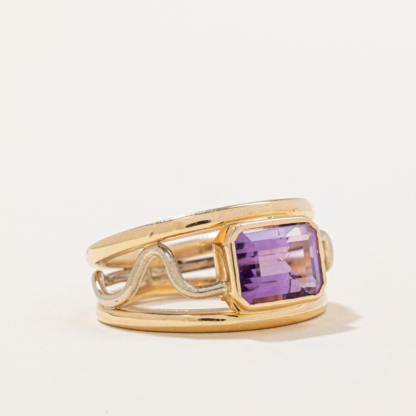 3.00ct Amethyst Cocktail Ring for Women - Size 6.5 | Elegant Statement Jewelry for Parties, Weddings & Special Occasions