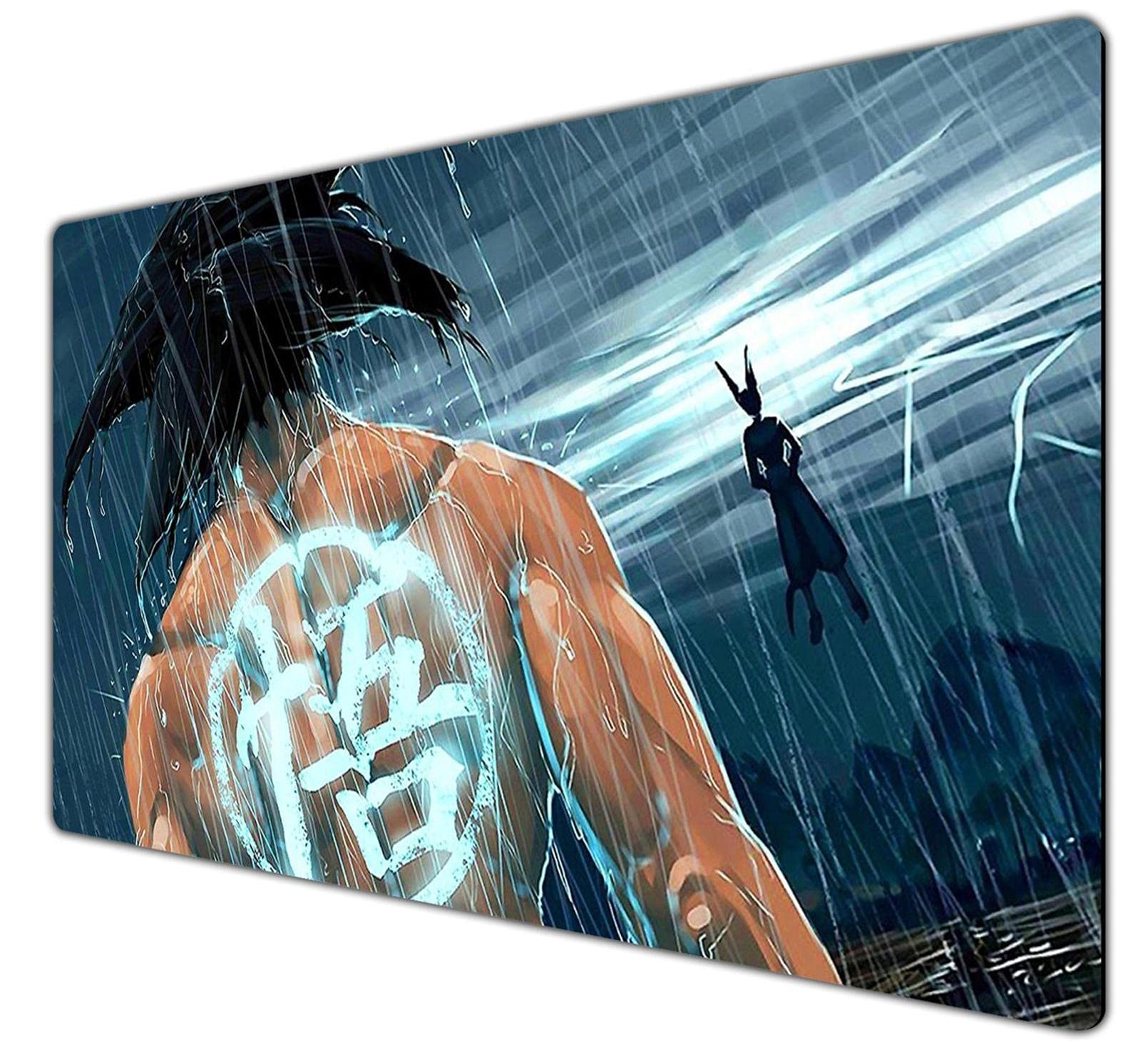 Large Gaming Mouse Pad 23.6x13.8 Inches - Non-Slip Rubber Base, Cute Anime Design for PC & Laptop - Perfect for Office Work, Gaming & Home Use