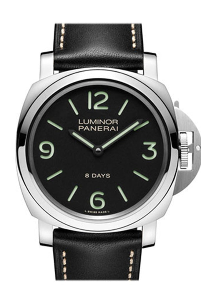 Panerai Luminor Base 8 Days Stainless Steel Mechanical Men's Watch PAM00560 - Luxury Automatic Timepiece for Business, Formal & Casual Wear