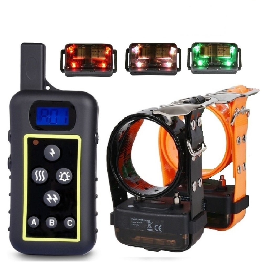 Waterproof Hunting Dog Training E-Collar with Remote - Shock Collar for Medium/Large Dogs (2000m Range) - 2 Year Warranty - Ideal for Outdoor, Field & Obedience Training