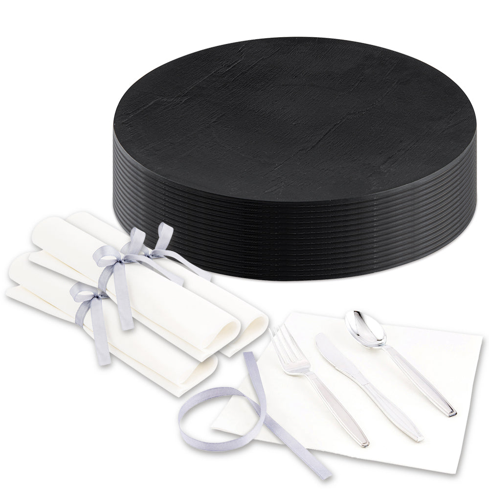 100-Pack Black 8.75