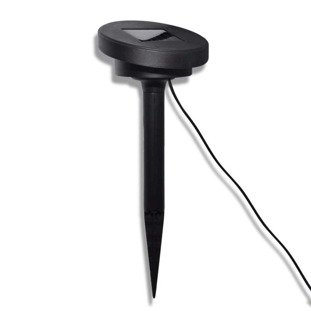 Solar Powered 3 LED Outdoor Garden Lights with Spike Anchors - Waterproof Solar Panel for Pathway, Yard, Patio, and Landscape Decoration