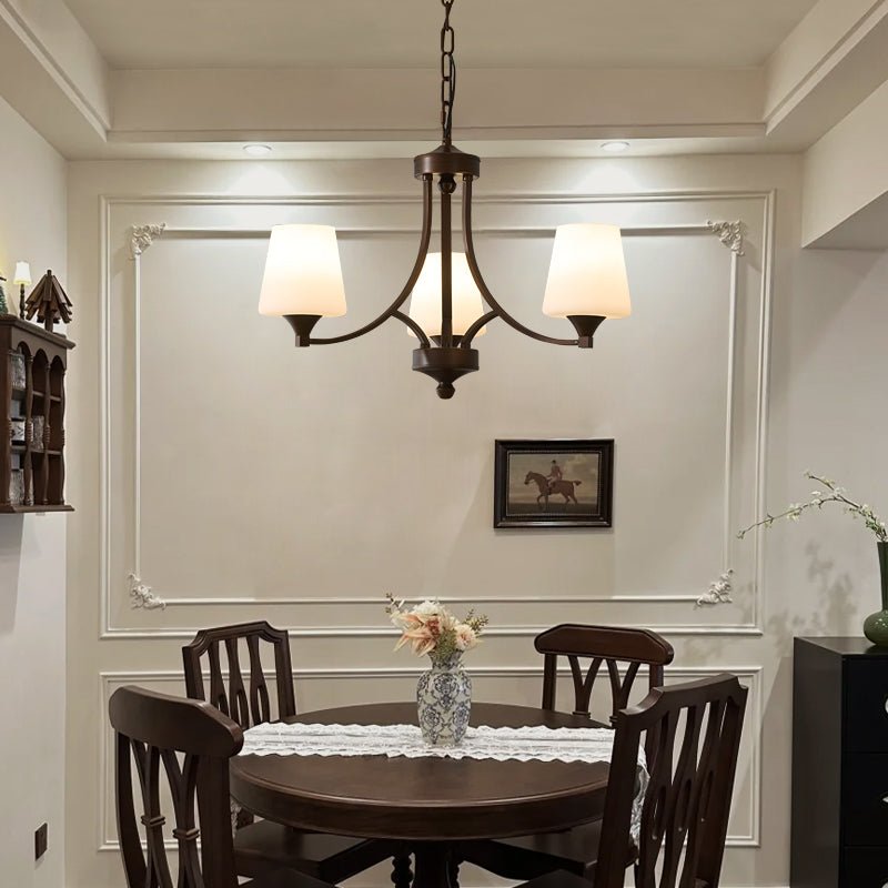 Ardena Classic Chandelier - Elegant Crystal Ceiling Light Fixture for Dining Room, Living Room & Bedroom | Perfect for Home Decor & Wedding Venues