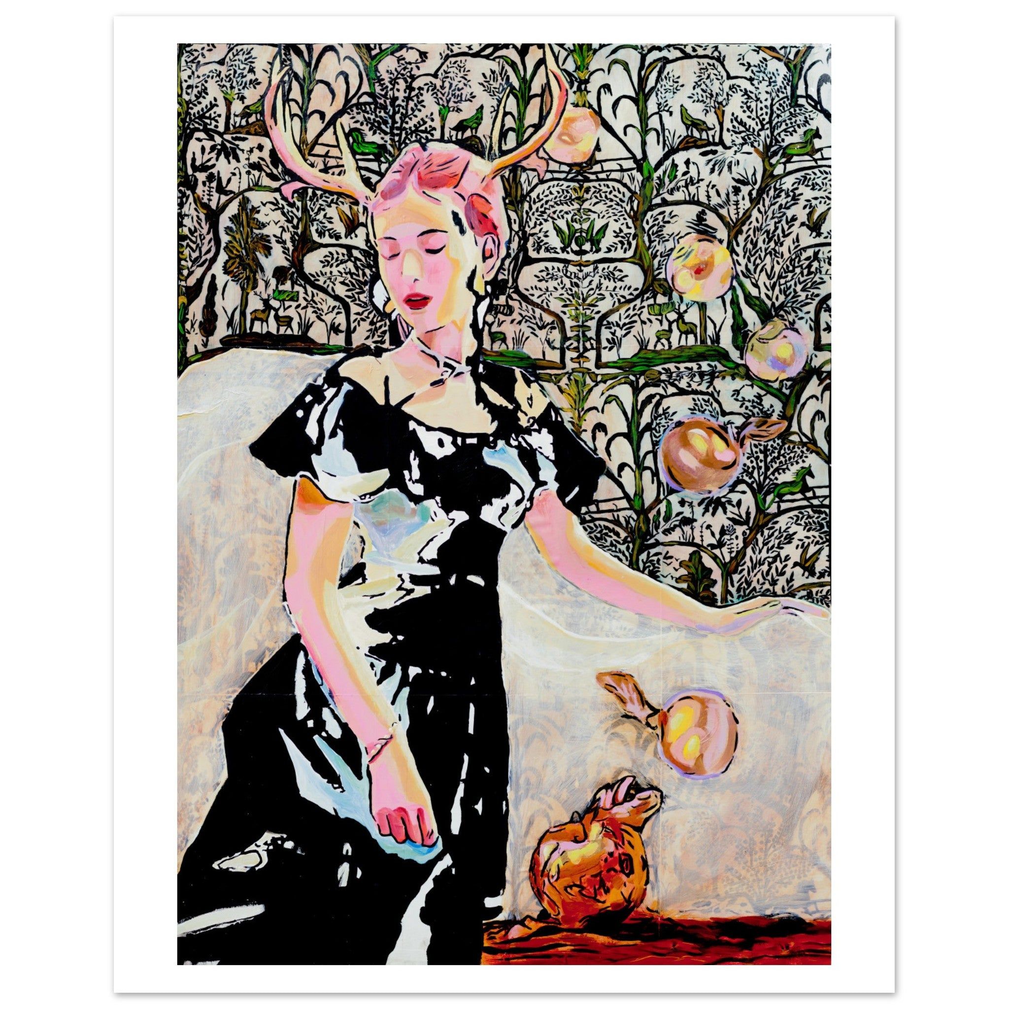 Daughters of Destiny Like Apples of Gold in Silver Settings - Inspirational Wall Art Print for Home Decor, Office & Gift Giving