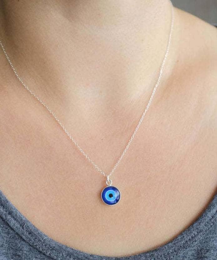 Evil Eye Pendant Necklace for Women & Men - Protection Charm Jewelry Gift for Birthday, Anniversary & Everyday Wear