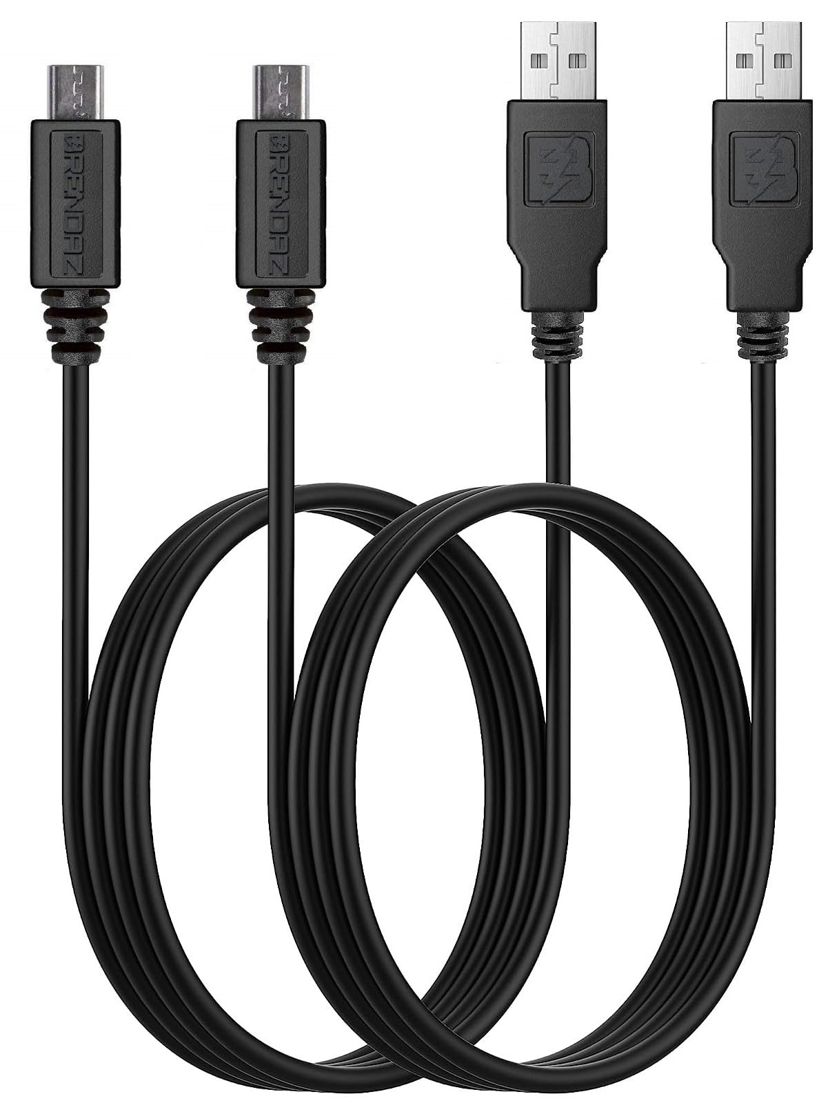 2 Pack USB Charging Cable for LG HBS-830 Tone Wireless Earbuds & HBS-510/Triumph Headphones - Fast Charging Cord for Home, Office, Travel & Gym Use