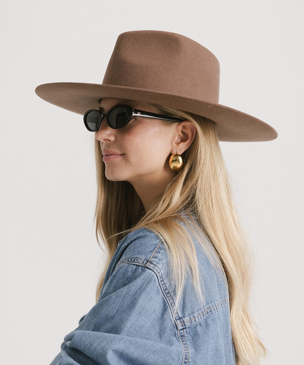 Stylish Wesley Wide Brim Fedora Hat for Men & Women - Fashionable Sun Hat for Outdoor Activities, Beach, and Summer Vacations