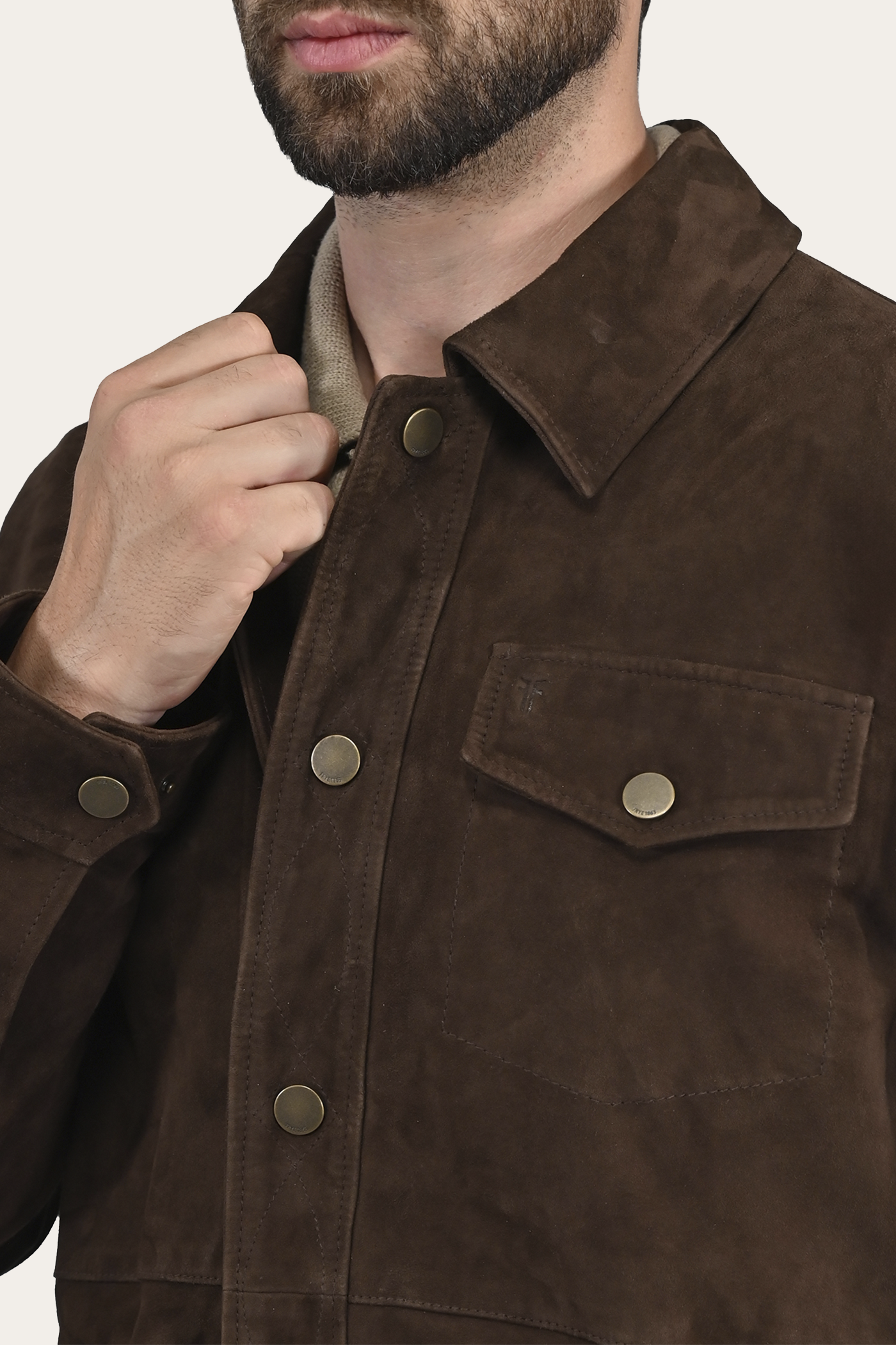 Authentic Suede Shacket Jacket for Men & Women | Soft & Stylish Overshirt | Perfect for Fall & Winter Layering